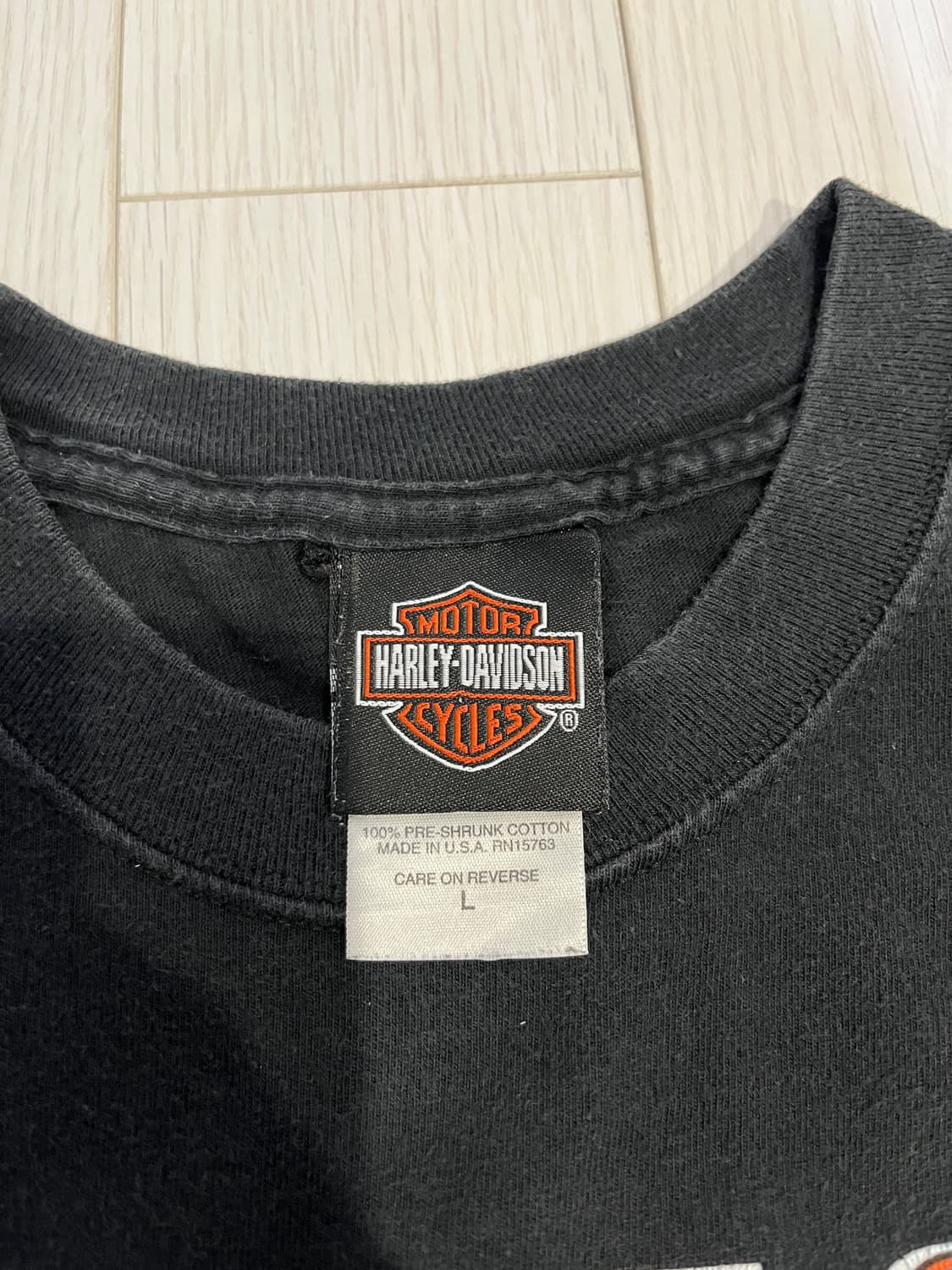 빈티지 할리데이비슨 티셔츠 L made in USA 상품이미지3