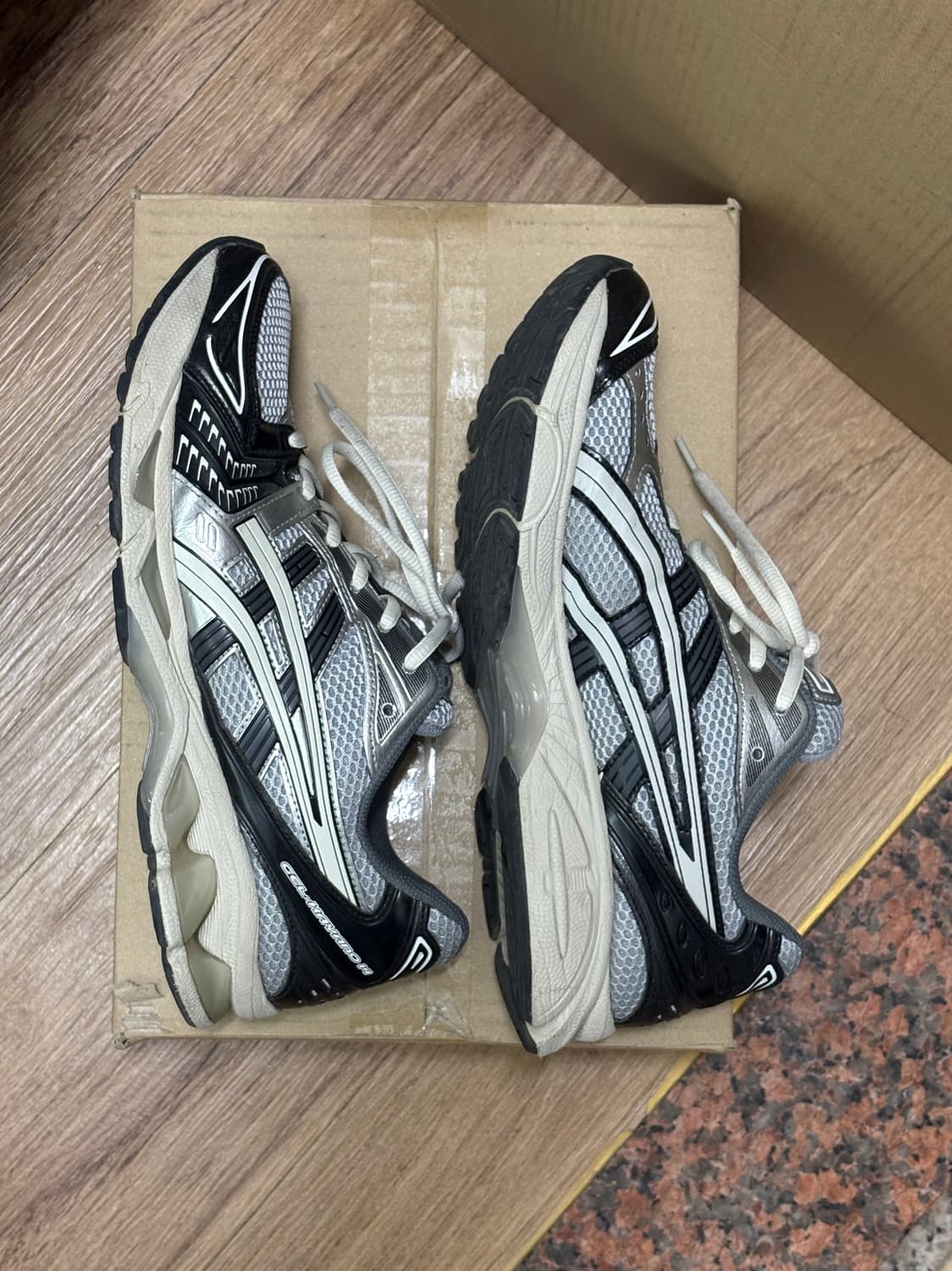 280) 아식스 젤 카야노 14 블랙 글레이셔 그레이 상품이미지4