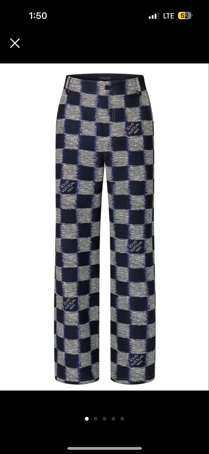 루이비통 다미에 러쉬 워크웨어 팬츠 50 (L) 상품이미지1