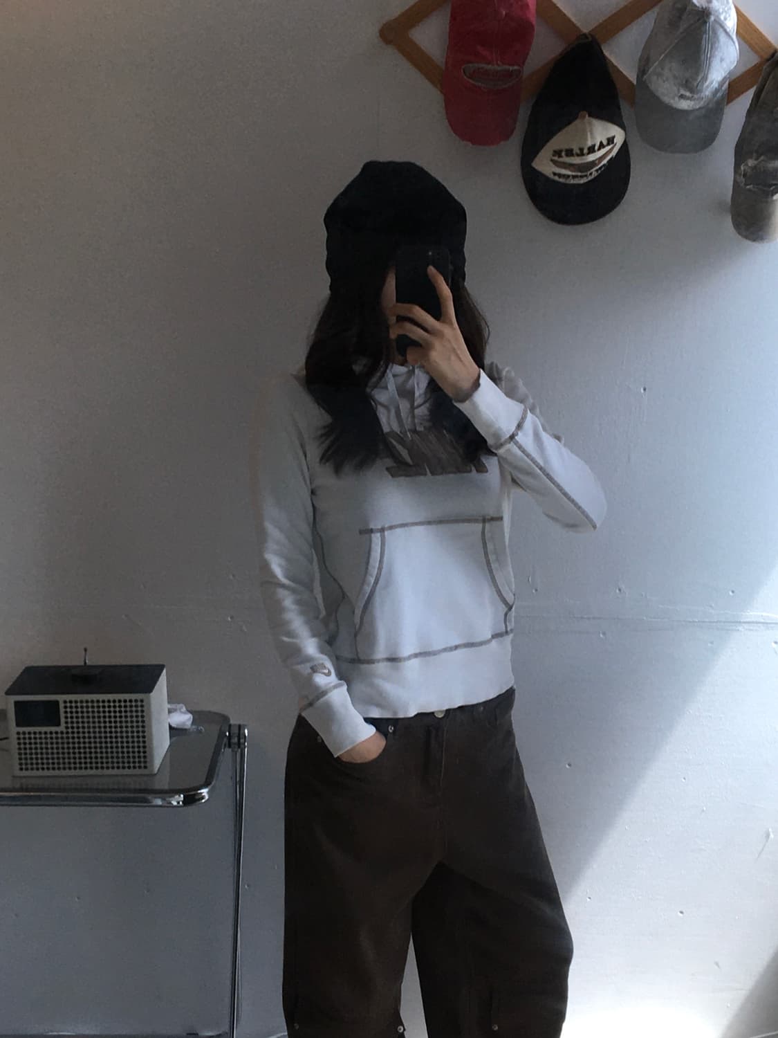 나이키 자수로고 스티치 후드티 상품이미지2