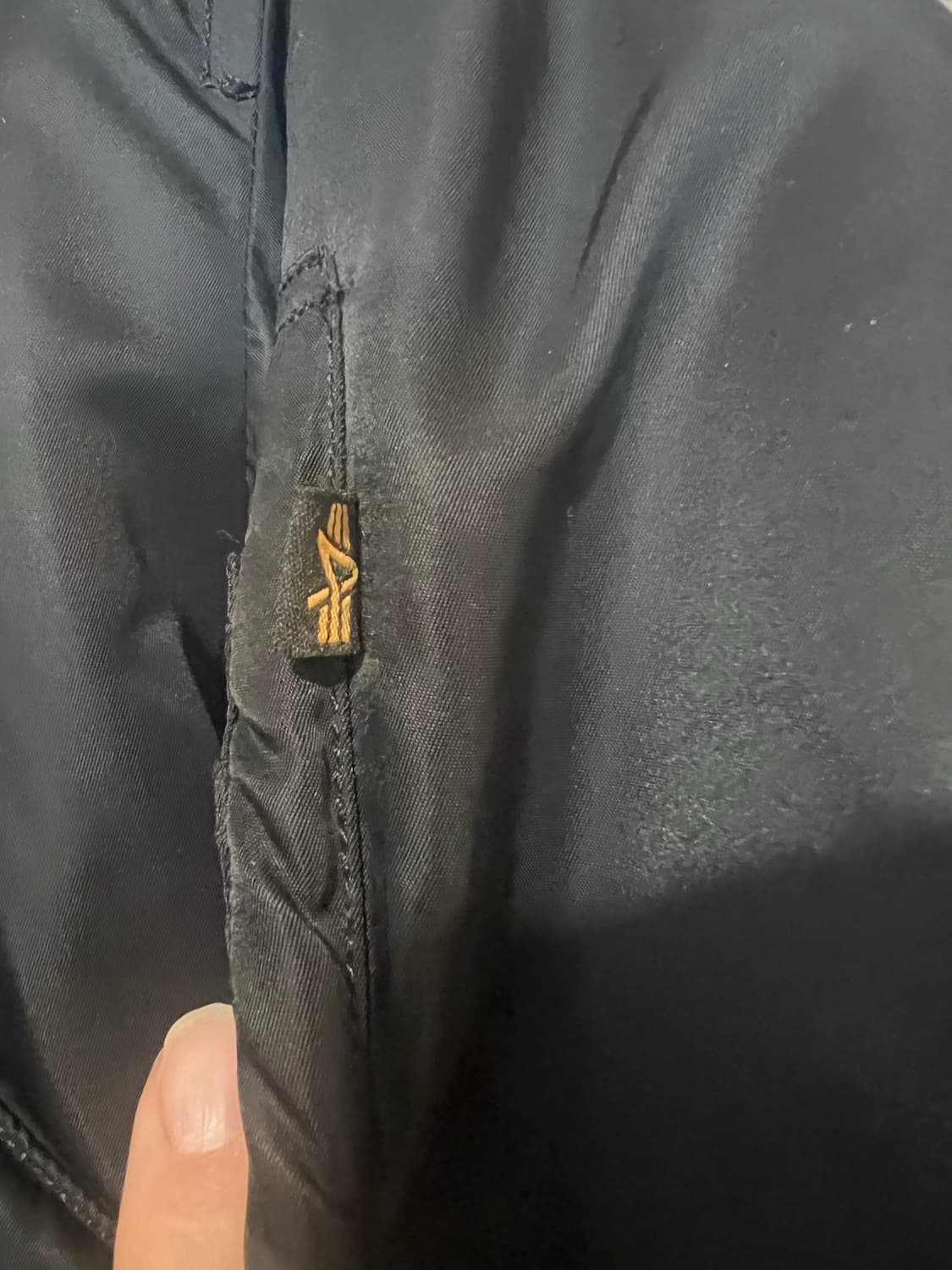 알파인더스트리 MA-1 ALYX 콜라보 블랙 L 상품이미지6