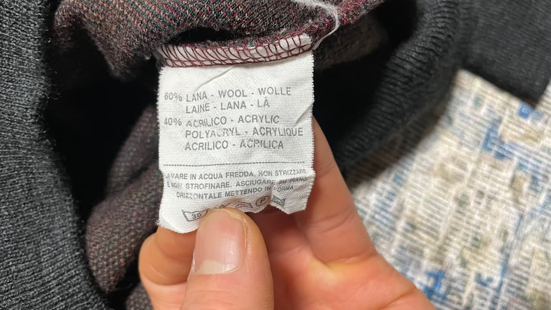 UK 80s~90s 영국 빈티지 에스닉 보헤미안 레트로 멀티 패턴 니트 상품이미지8