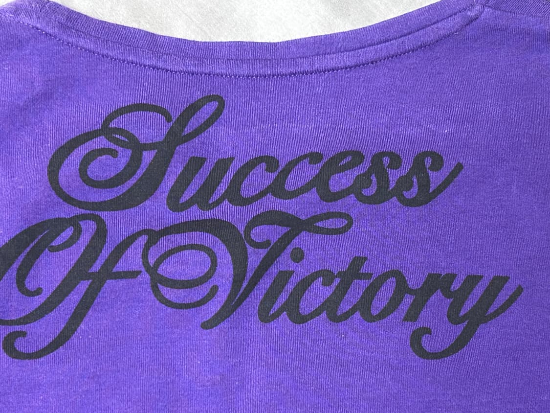 y2k 세미크롭 큐빅 레터링 롱슬리브 상품이미지4