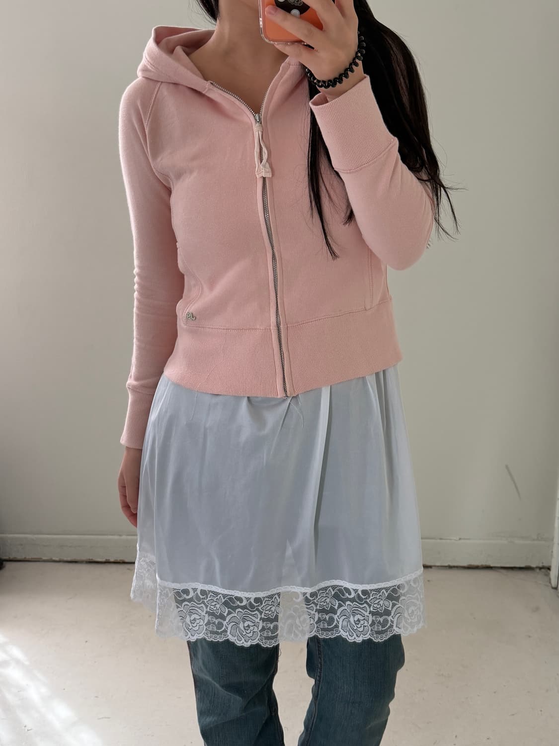 일본빈티지 JILL STUART 숏후드집업 상품이미지1