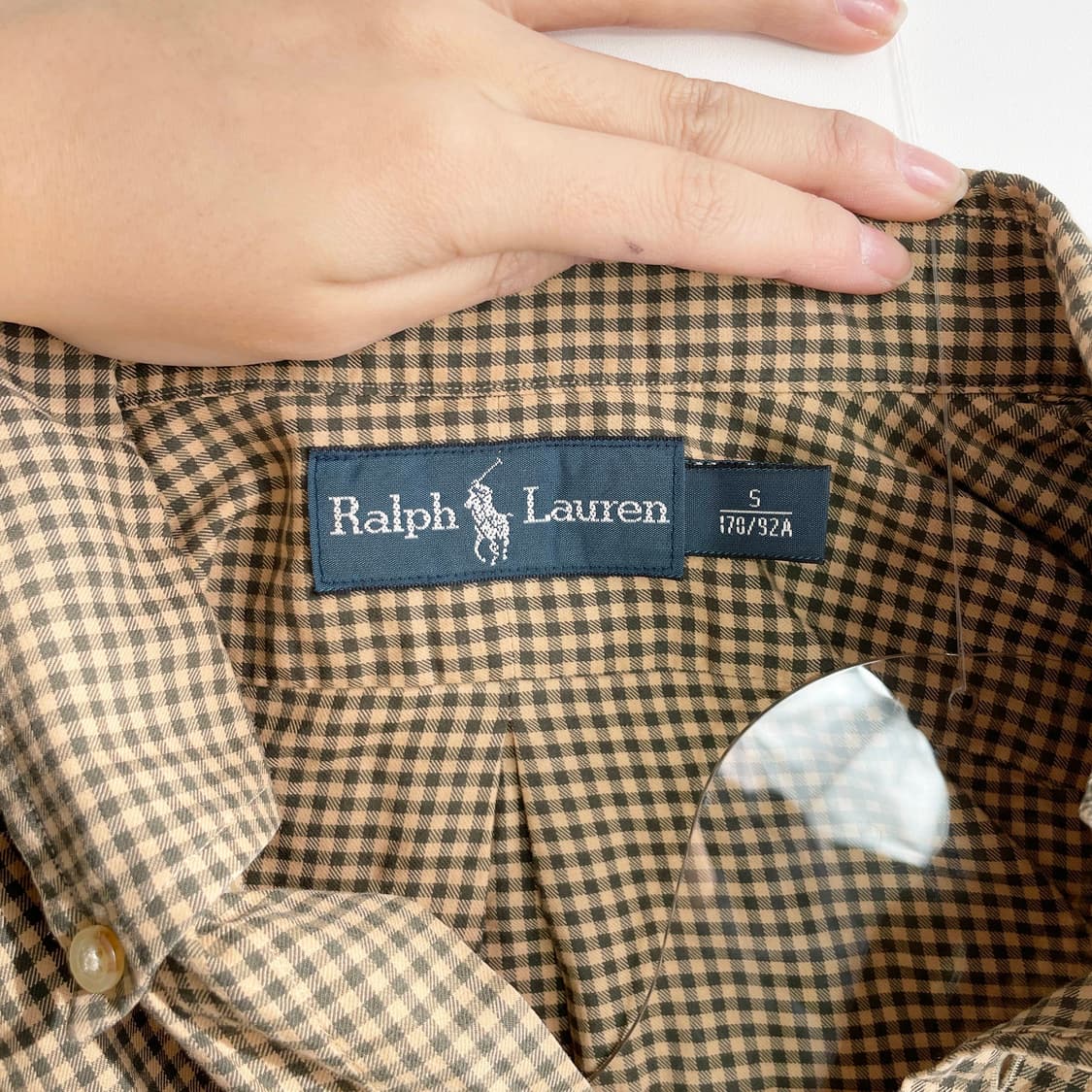 C1 폴로 랄프로렌 체크셔츠 95사이즈 상품이미지5