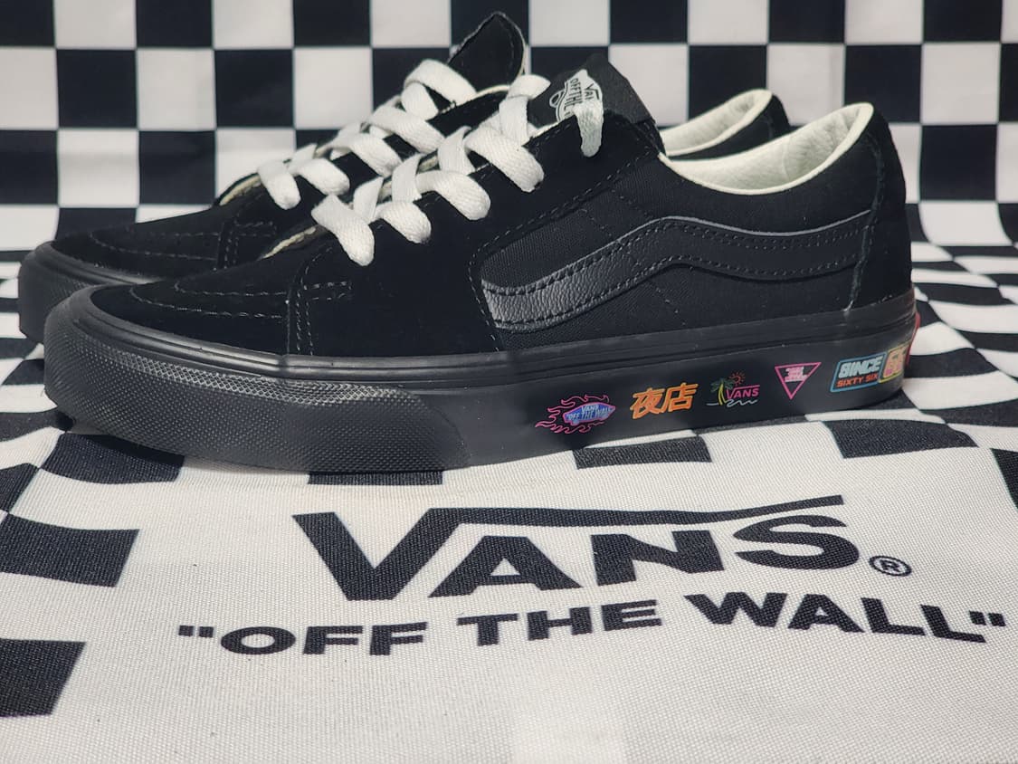 반스 마켓 스케이트 로우 블랙 230mm 상품이미지1