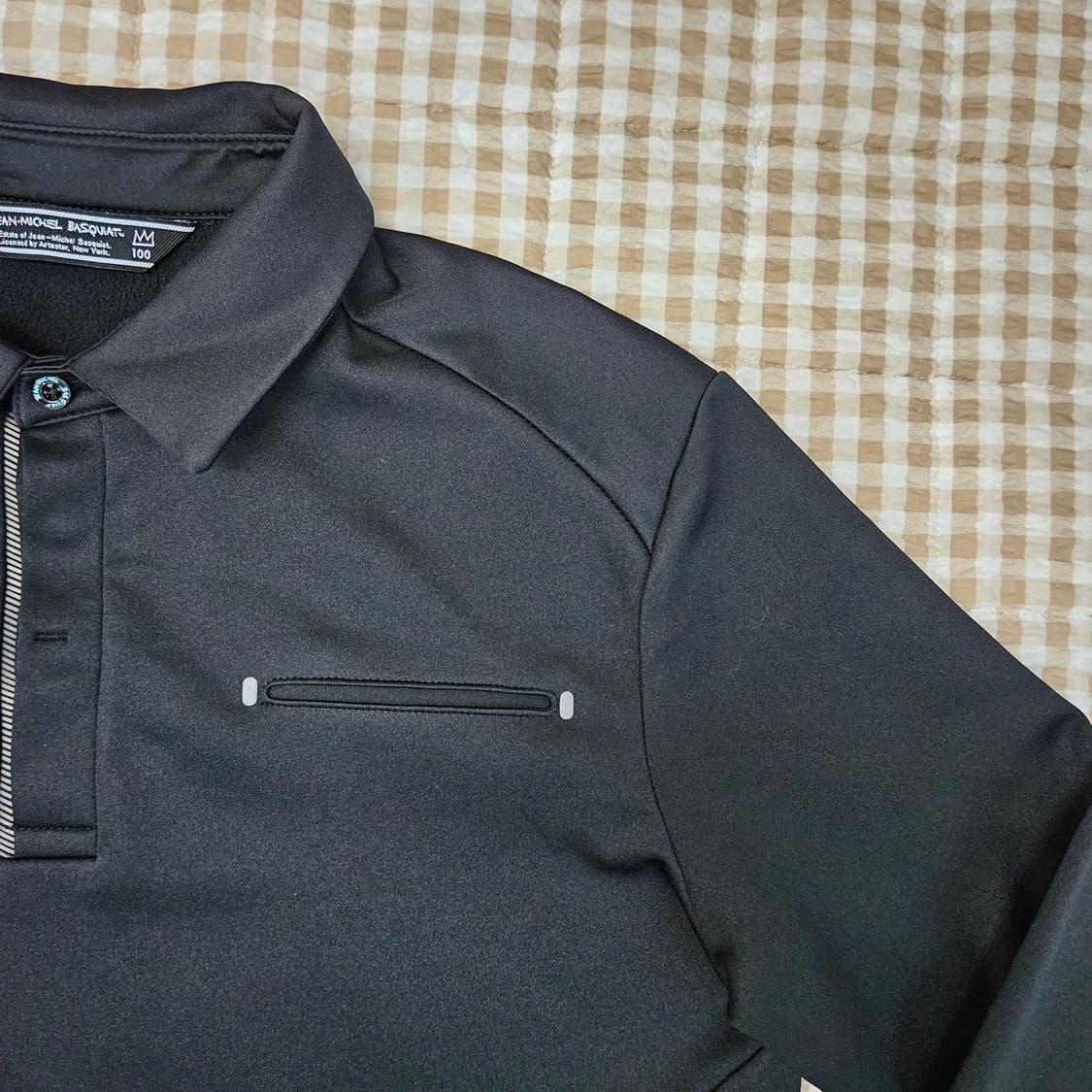 장미쉘바스키아 기모 긴팔 골프티 남자100 상품이미지3