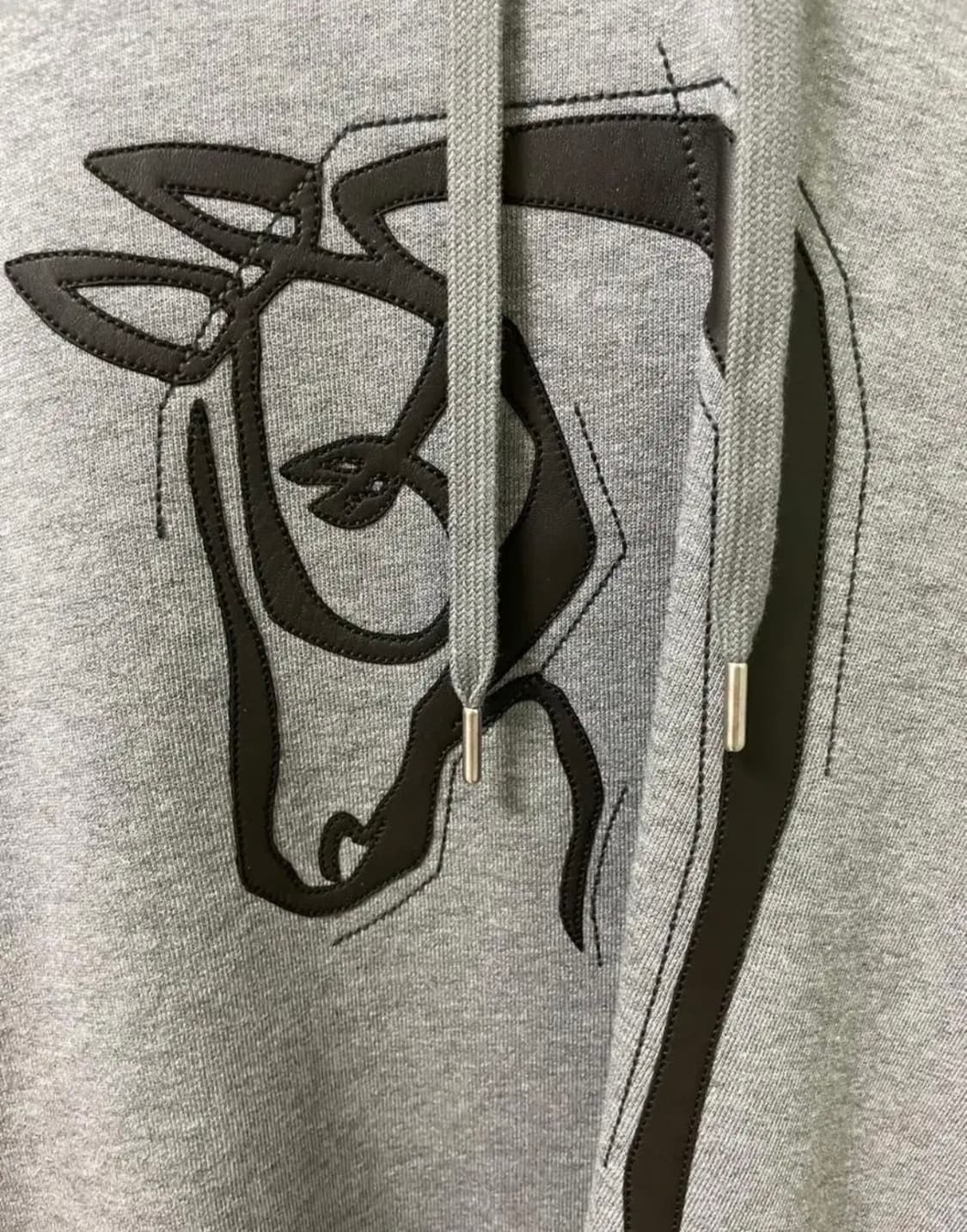 [미개봉 새상품] 에르메스 페가수스 램스킨패치 후디 그레이 Large 상품이미지4