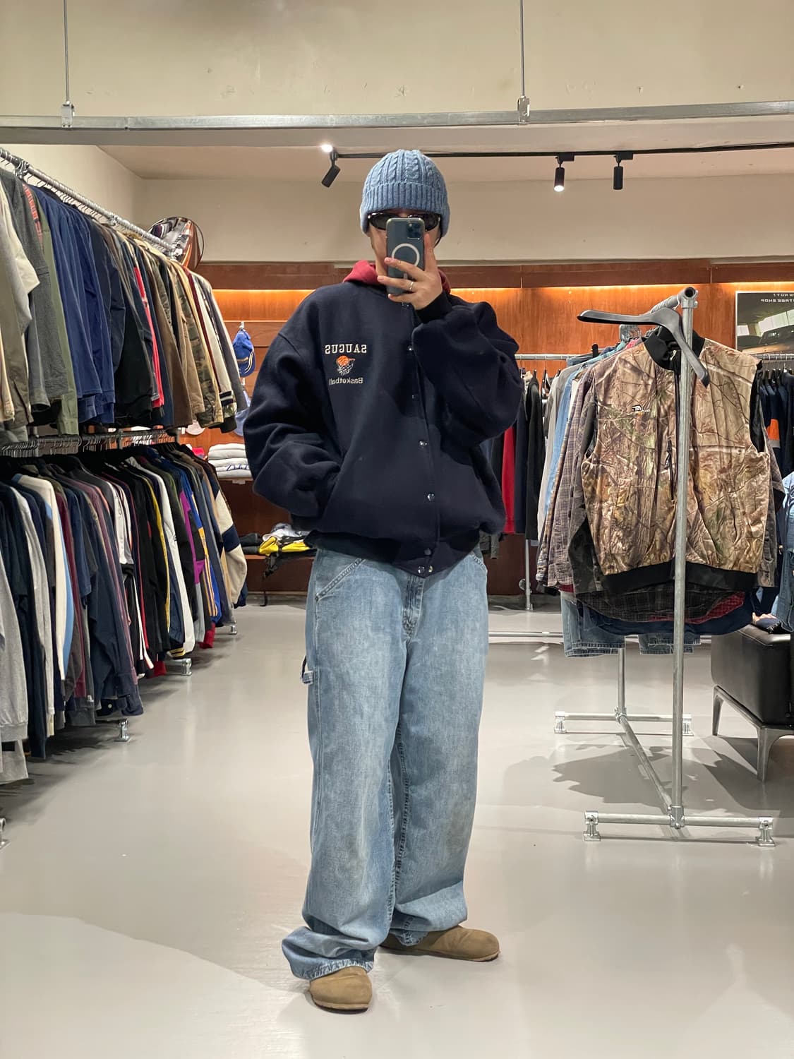 90s USA 울 바시티 자켓 상품이미지2