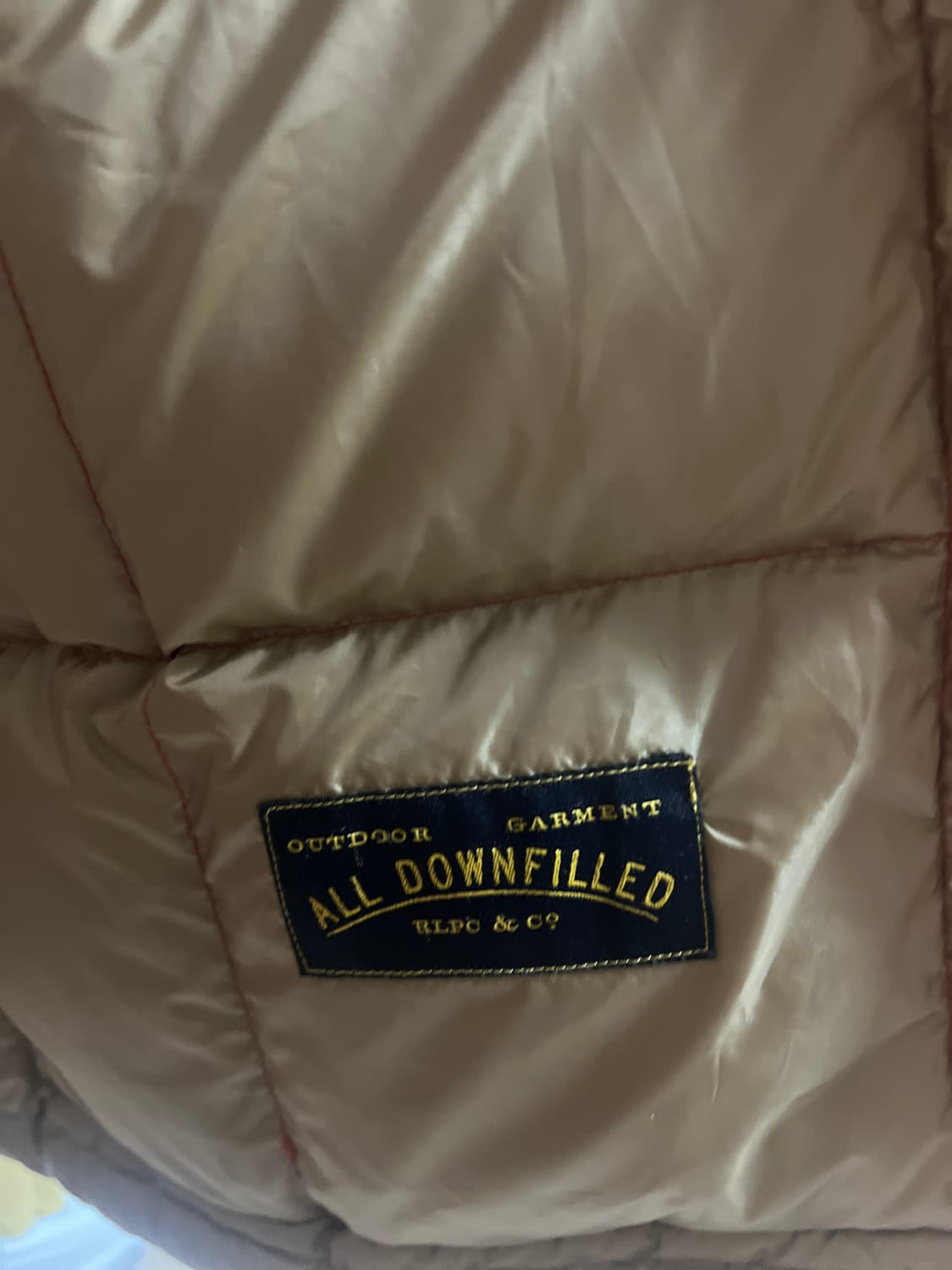 폴로 유콘 오렌지 썬페이드 다운자켓(m) 상품이미지4