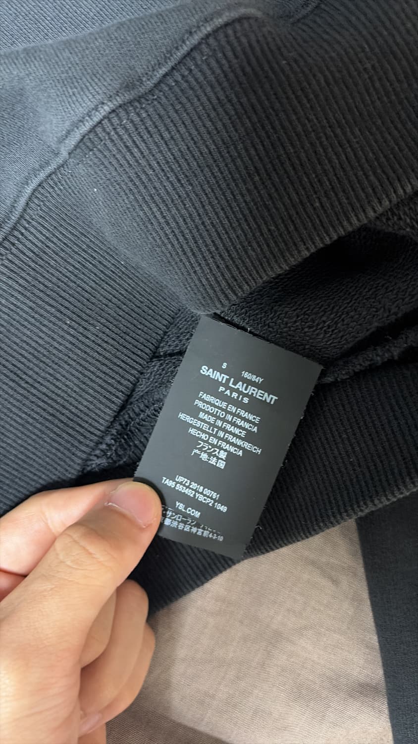 생로랑 18FW 에브리띵 나우 후드티 s사이즈 카이엔젤 애착 상품이미지2