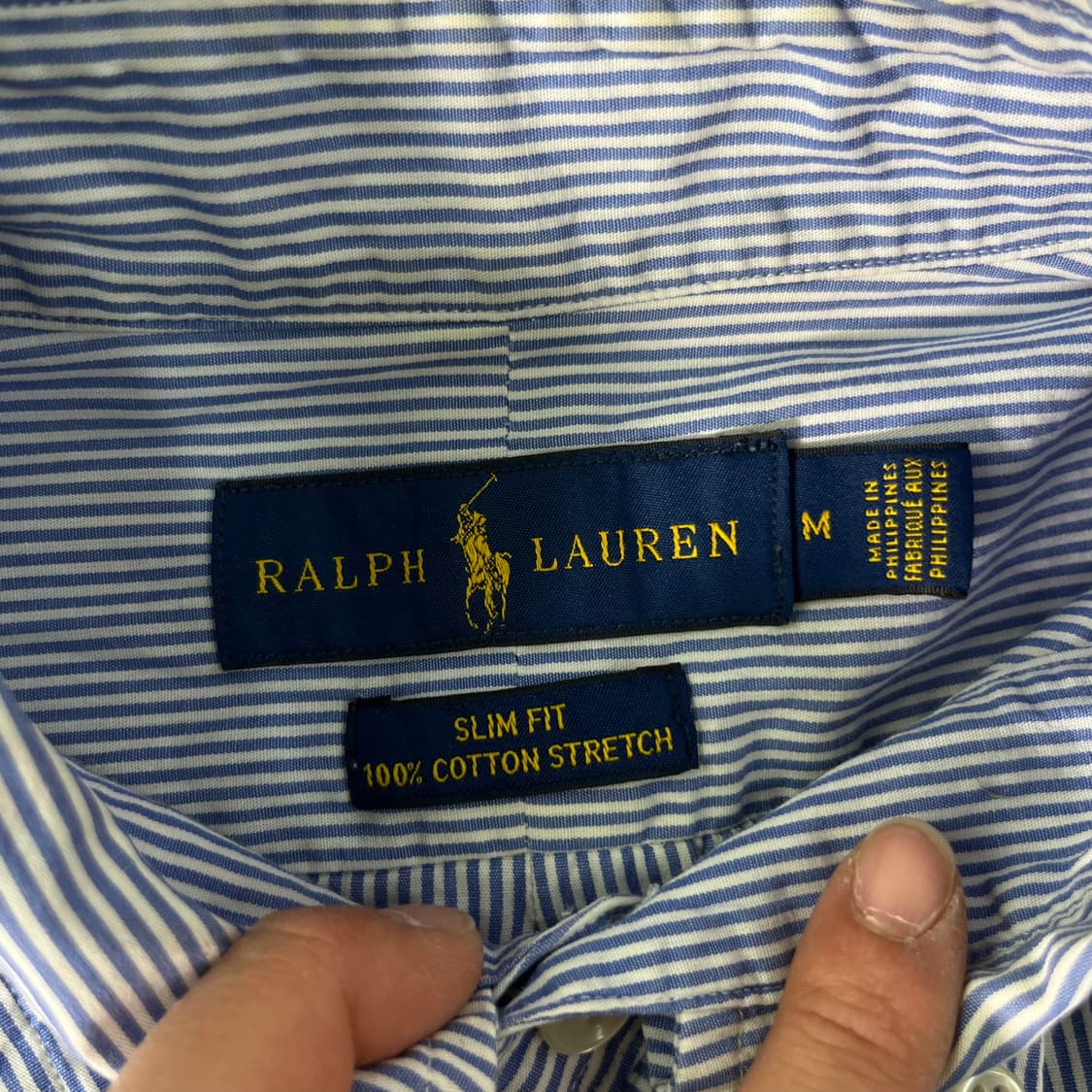 100 폴로랄프로렌 스트라이프 코튼 셔츠 상품이미지4