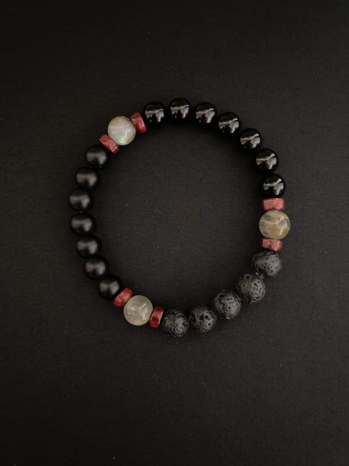 블랙 원석 팔찌 상품이미지1