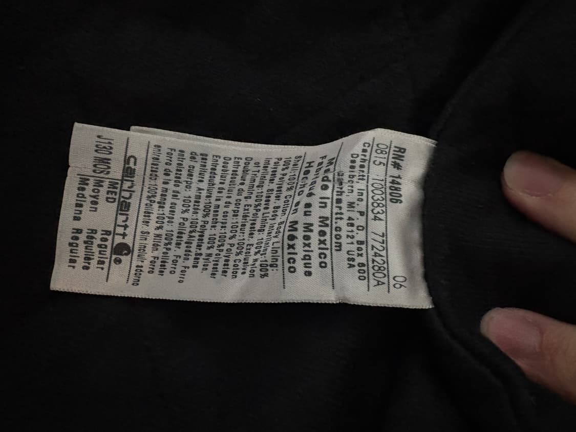 [M] 칼하트 빈티지 엑티브 자켓 j130 mos 상품이미지4