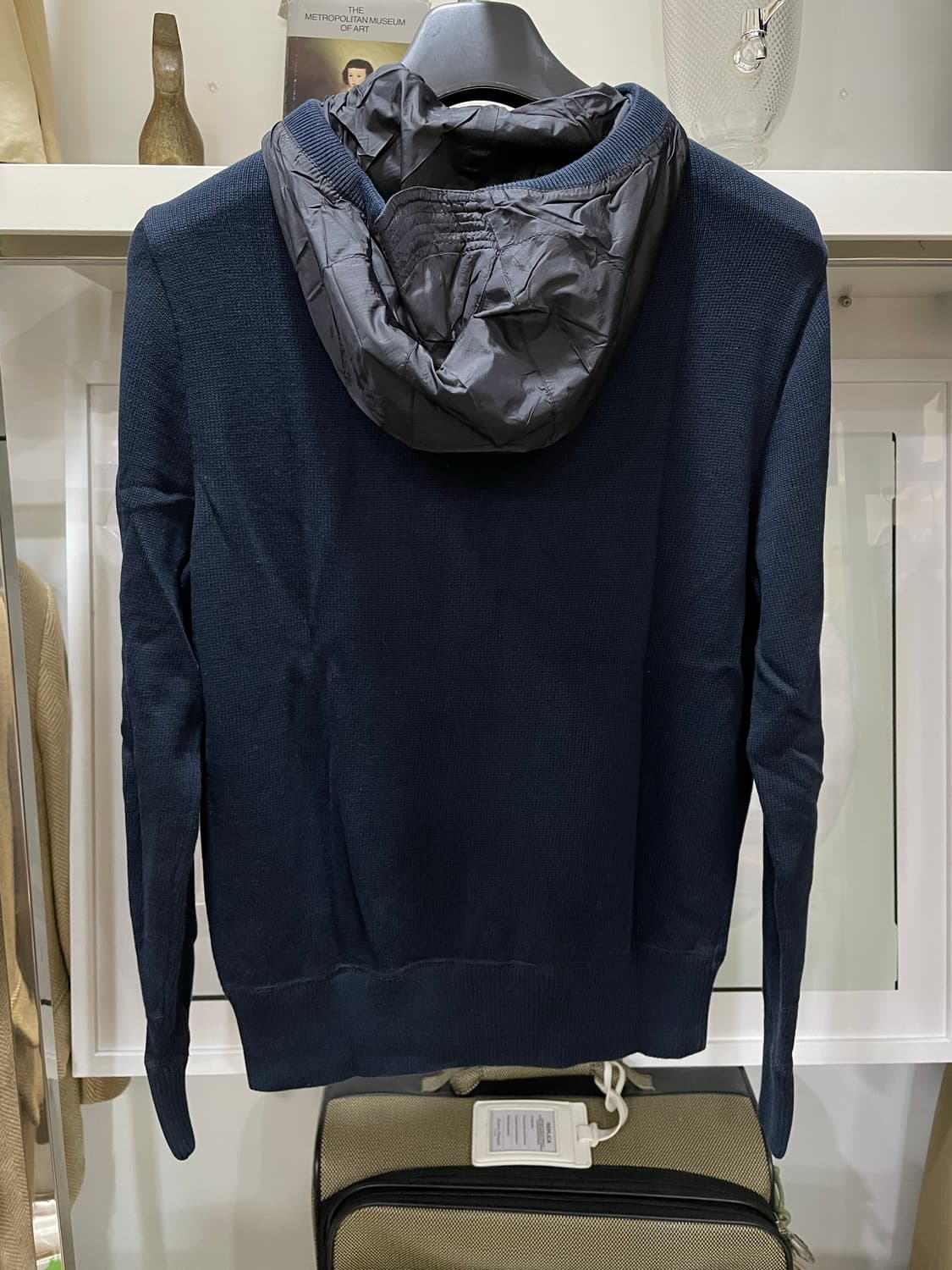 제냐스포츠/청녹네이비 투톤후드티(S) 상품이미지2