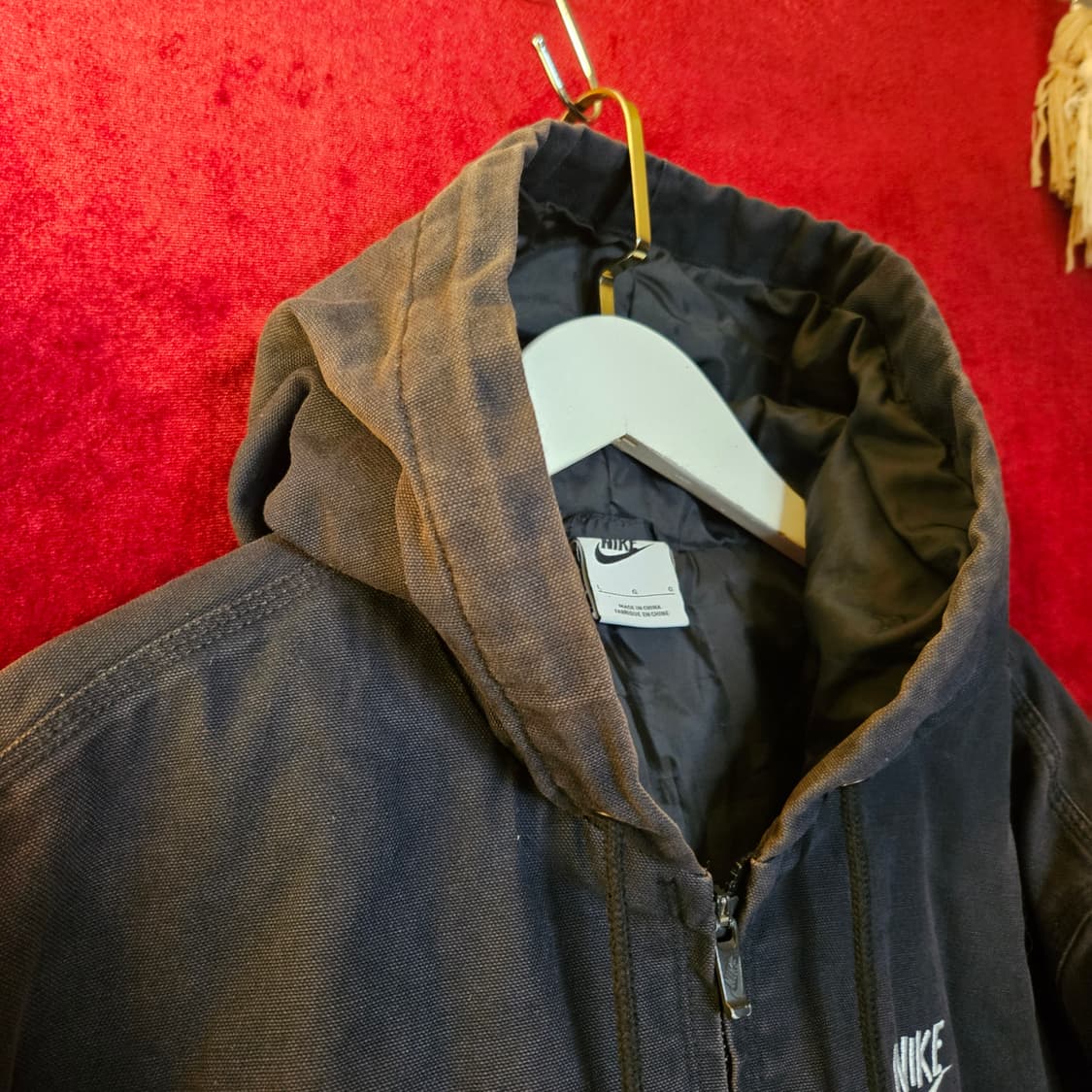 나이키(Nike)빈티지 커스텀 디트로이트 후드 자켓 L size 상품이미지4