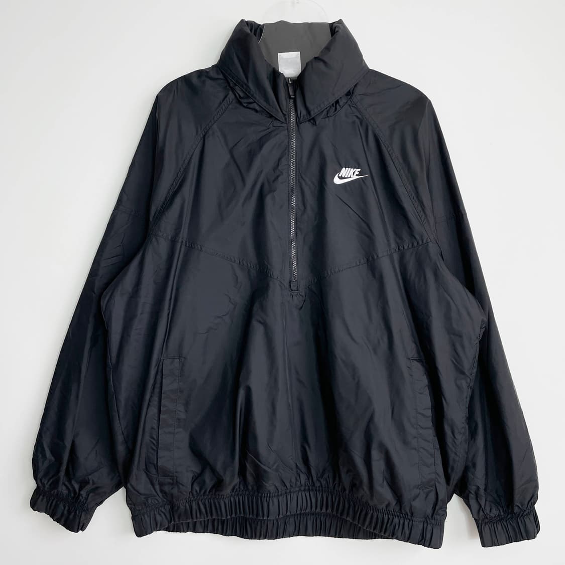 B1 나이키 윈드러너 언라인드 우븐 아노락 블랙 100사이즈 상품이미지1