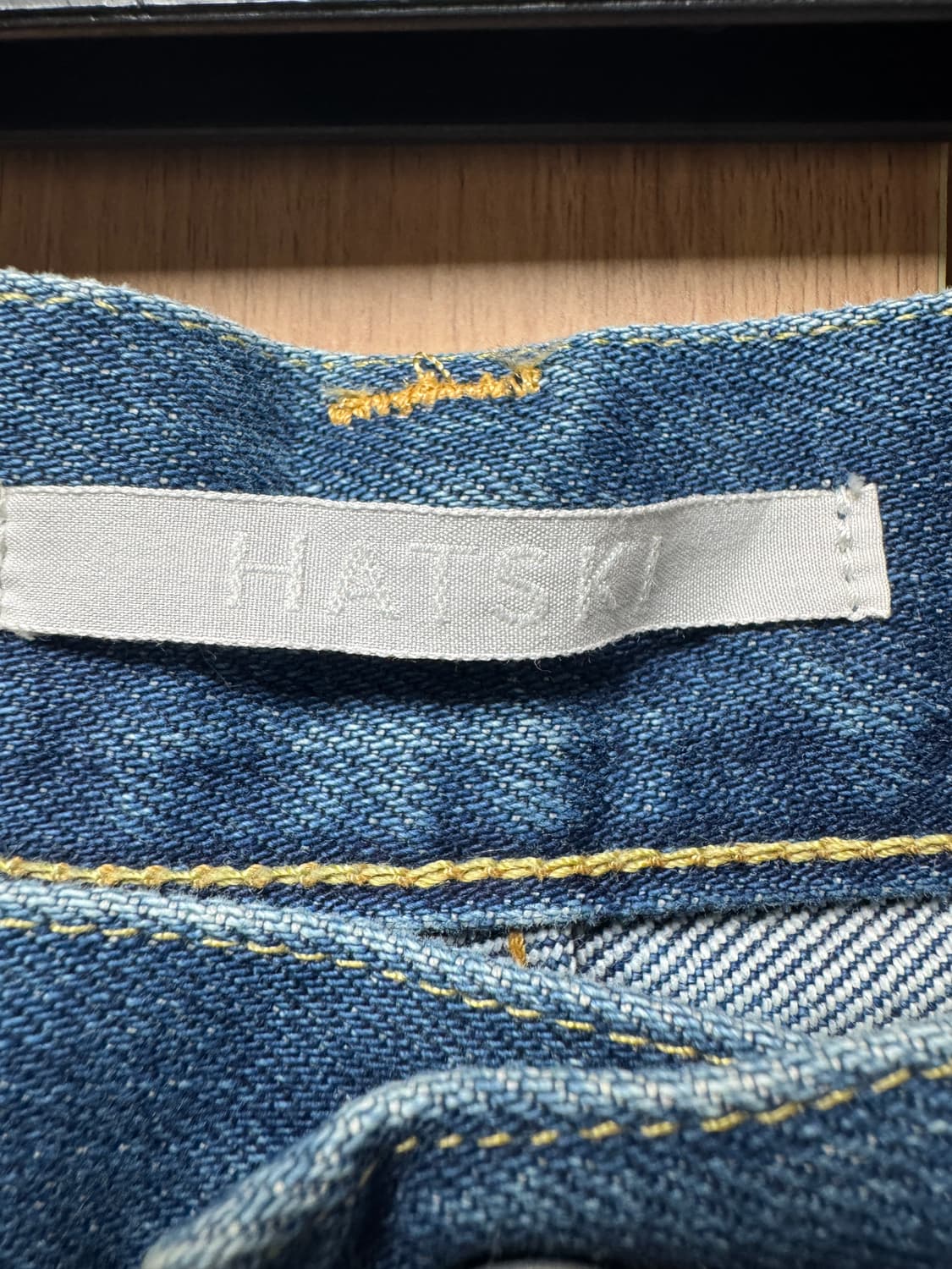 하츠키 와이드 테이퍼드 데님 유즈드블루(4사이즈) 상품이미지2