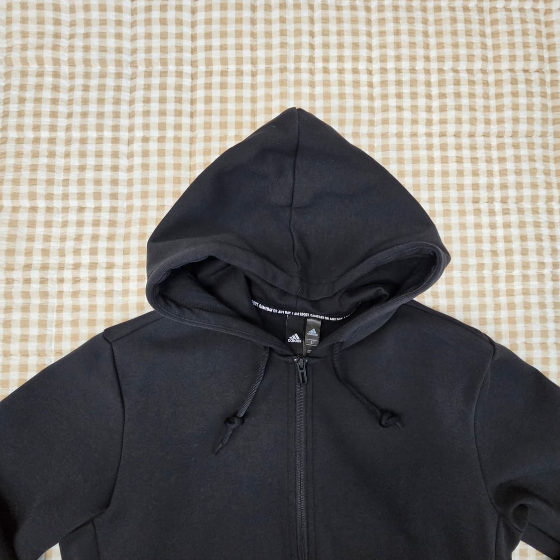 아디다스 간절기 후드집업 자켓 남자100 상품이미지8