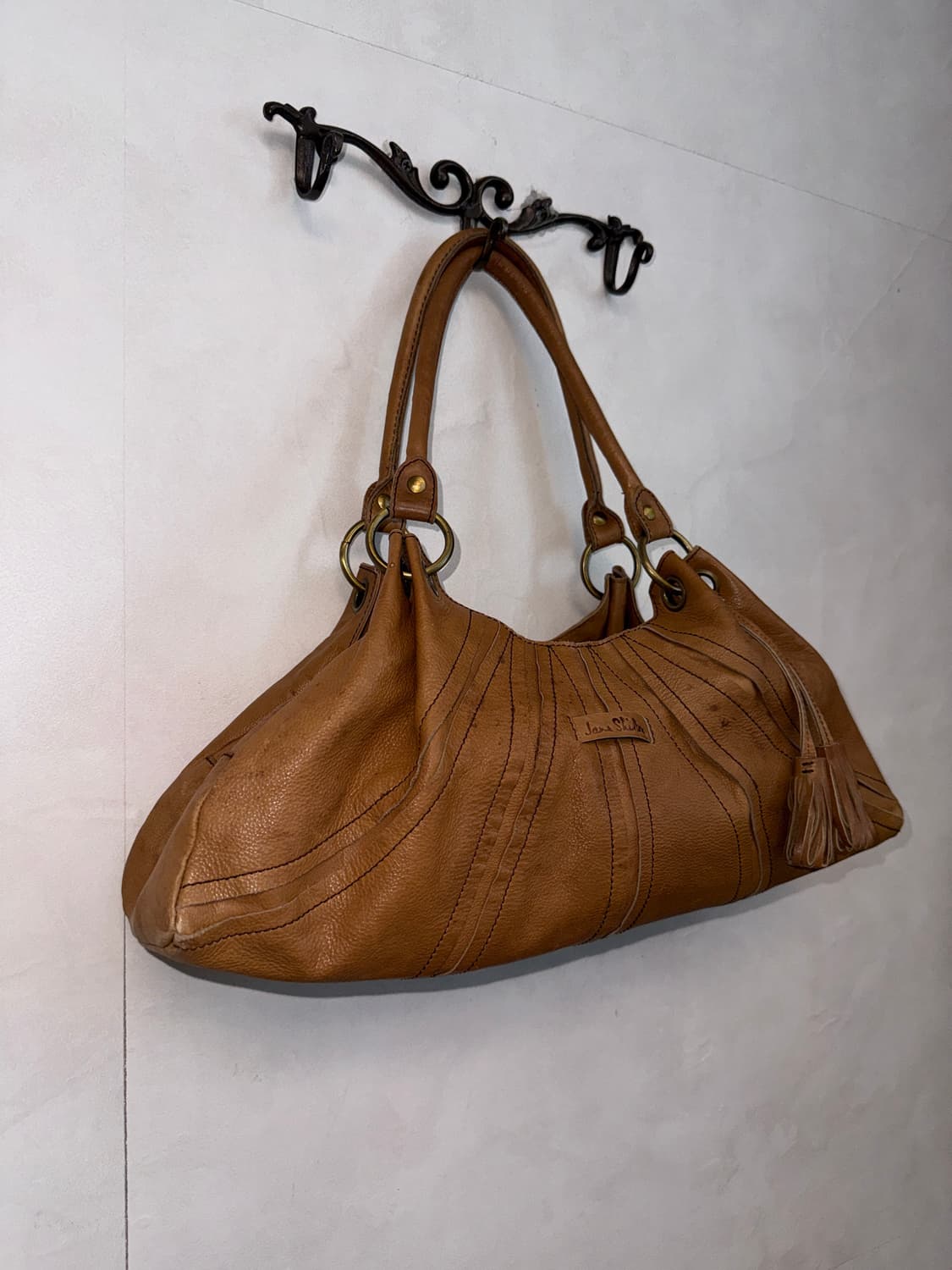 Jane Shilton brown croissant 숄더백 상품이미지2