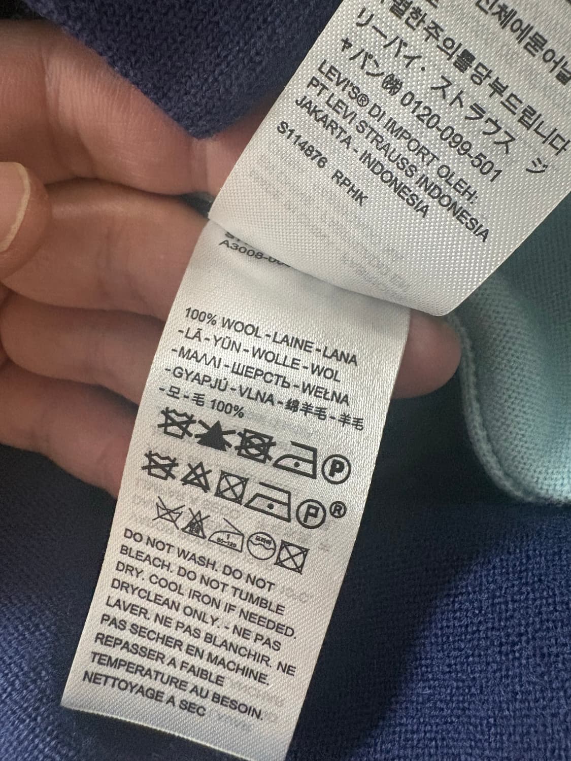 리바이스 빈티지 클로딩 lvc 컬러블록 가디건 미디움 상품이미지4