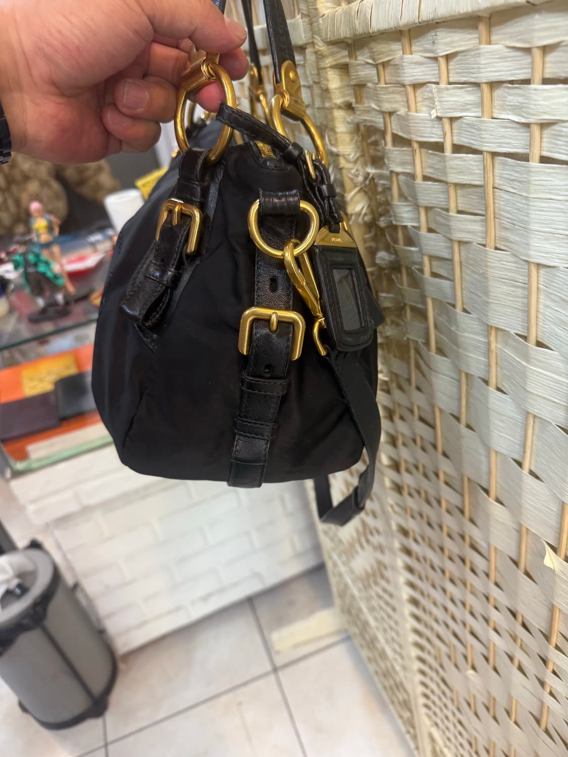 정품 프라다 나일론 2way백 팝니다 상품이미지3