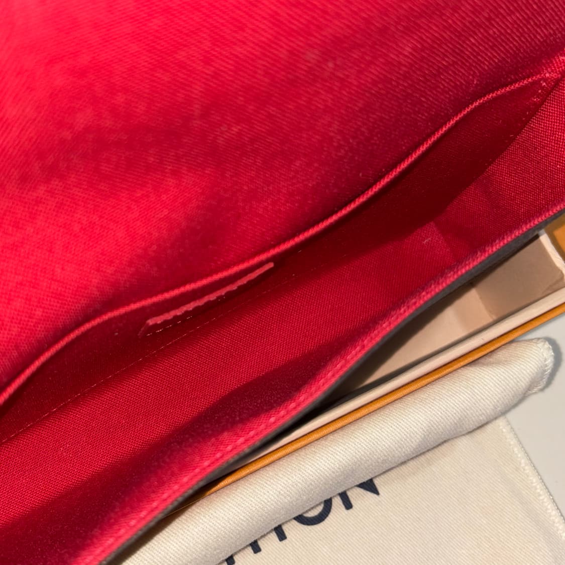 [A+급/정품]루이비통 펠리시 포쉐트 캔버스 다미에 에벤 가방 상품이미지5