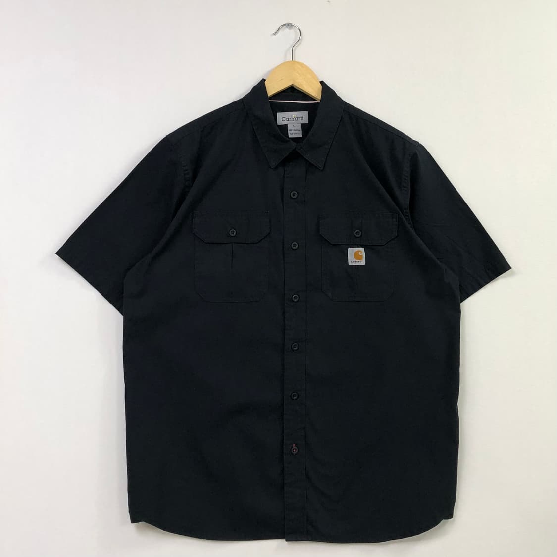 XL 칼하트 블랙 워크 셔츠 상품이미지2