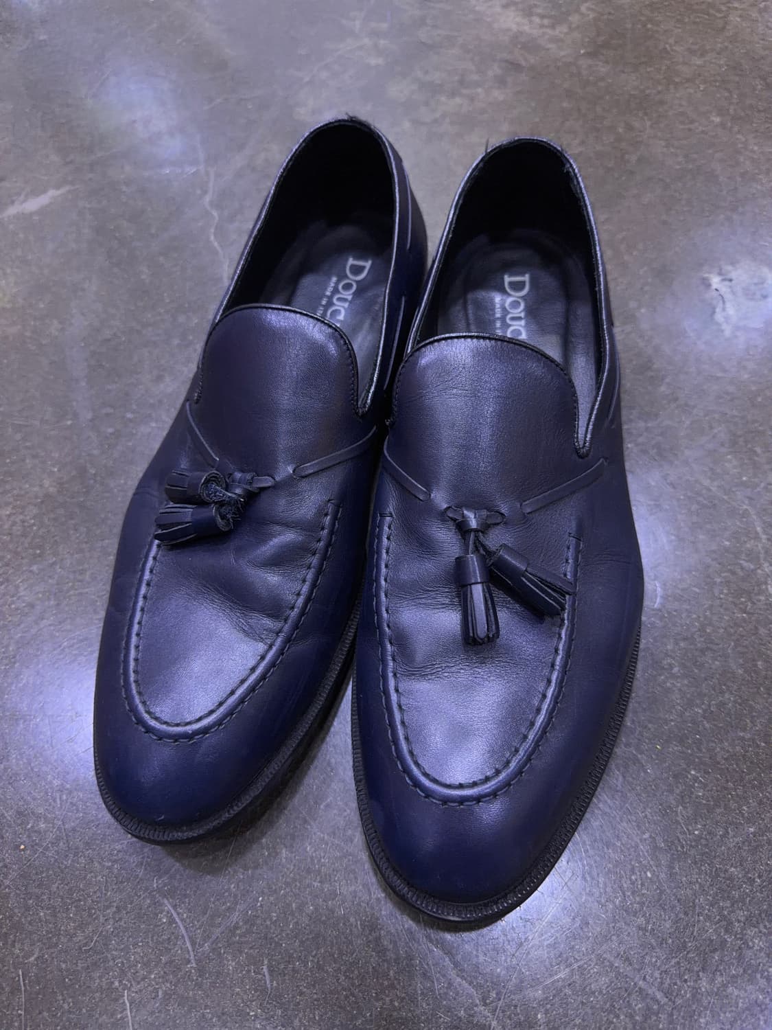 듀칼스 U팁 태슬로퍼 다크 블루 네이비 슈즈 43 상품이미지2