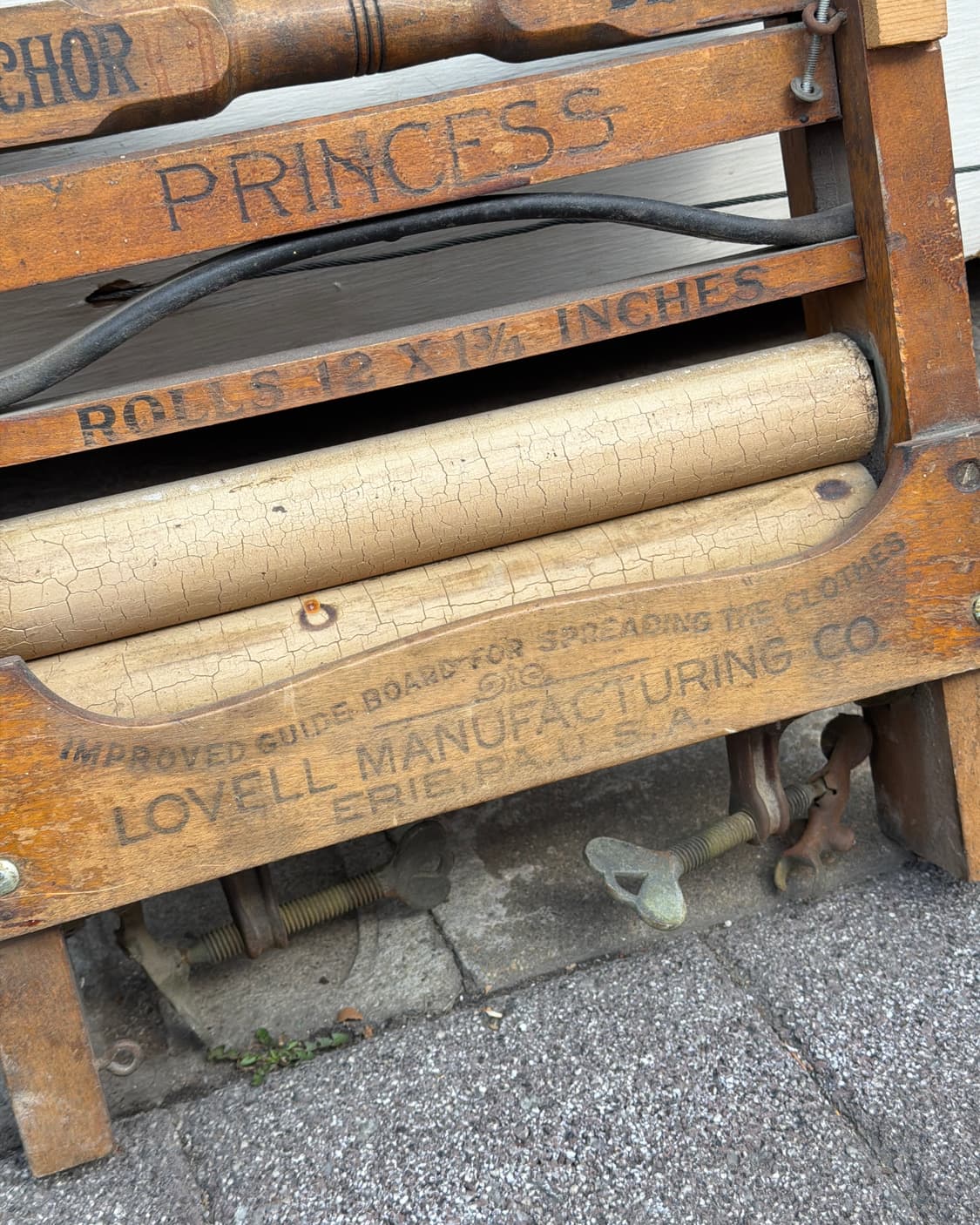 빈티지 소품 1900년 Anchor Clothing 탈수기 상품이미지5