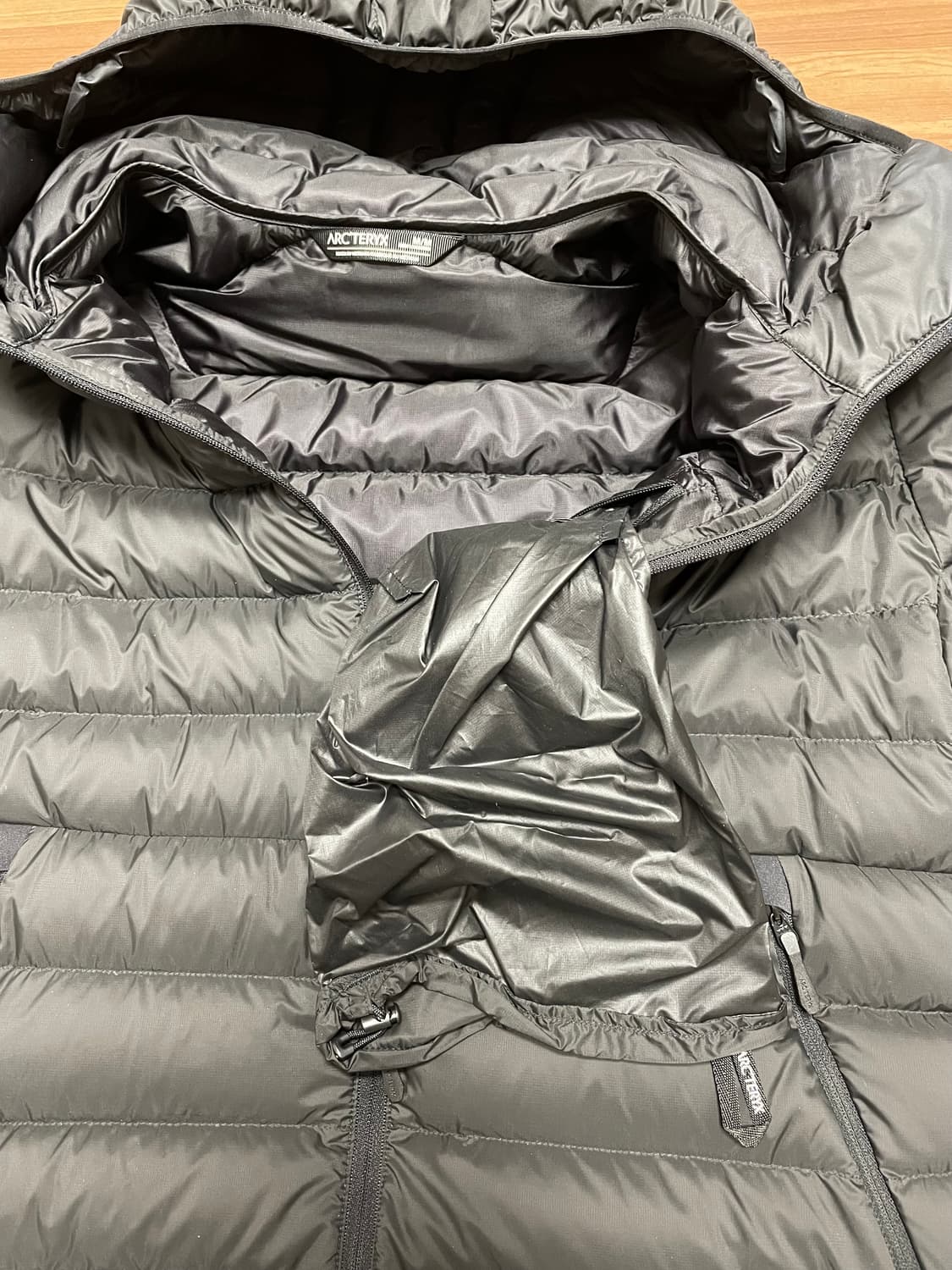 아크테릭스 세륨 후디 블랙 m 상품이미지3