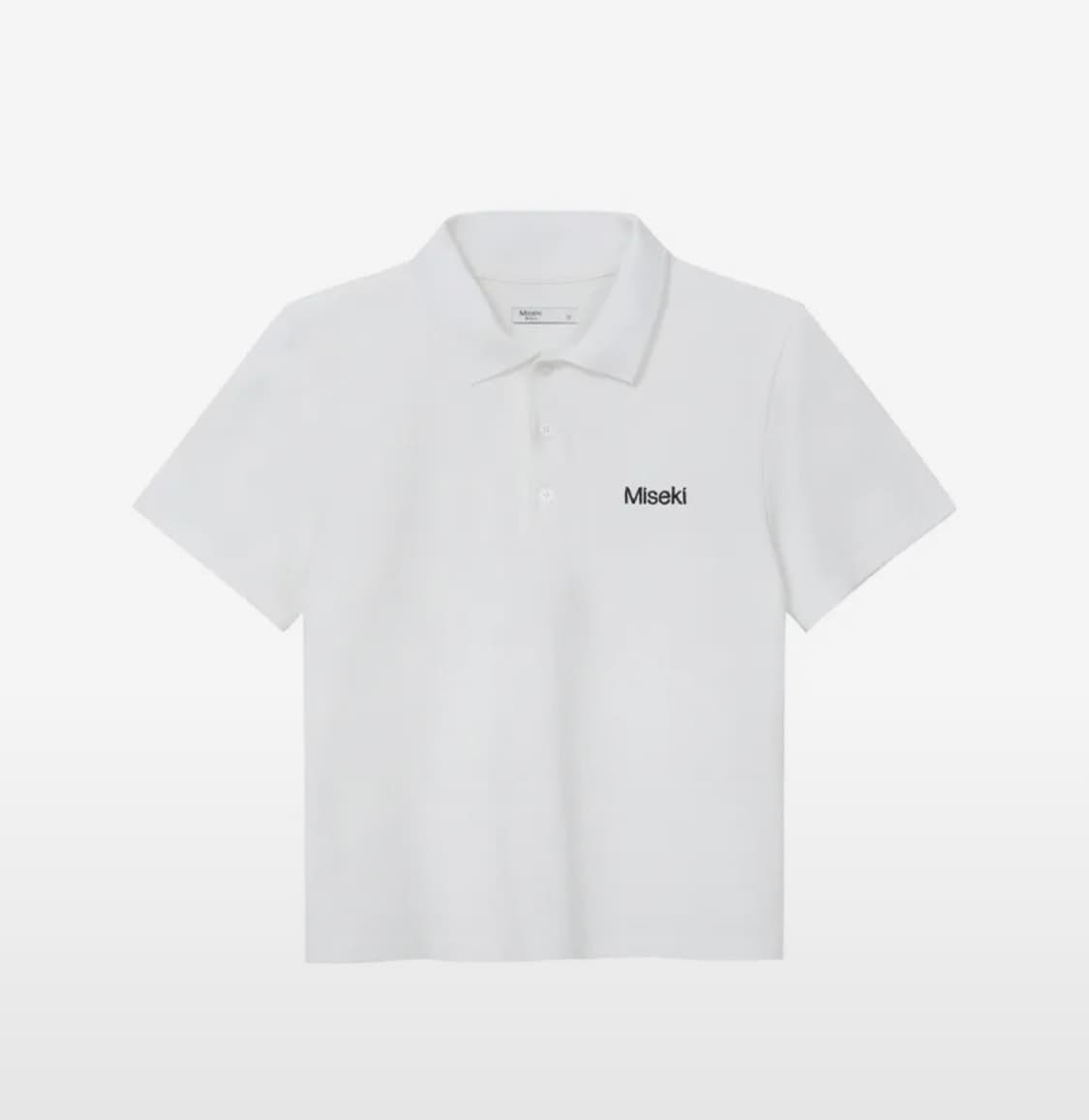 미세키서울 로고 pk티셔츠 화이트 상품이미지1