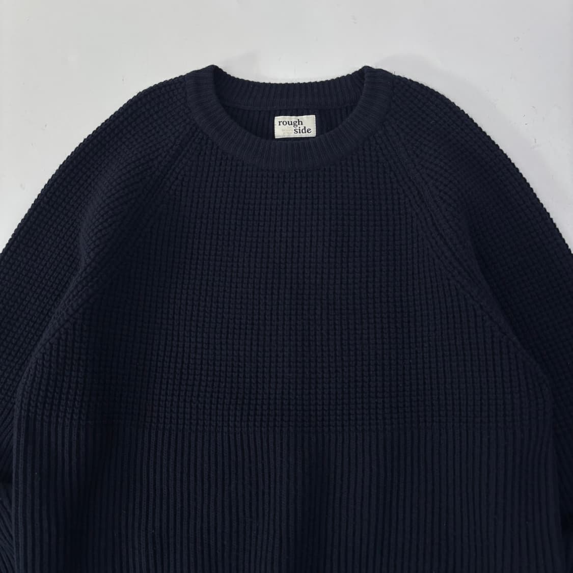 러프사이드 네이비 피셔맨 니트 상품이미지2