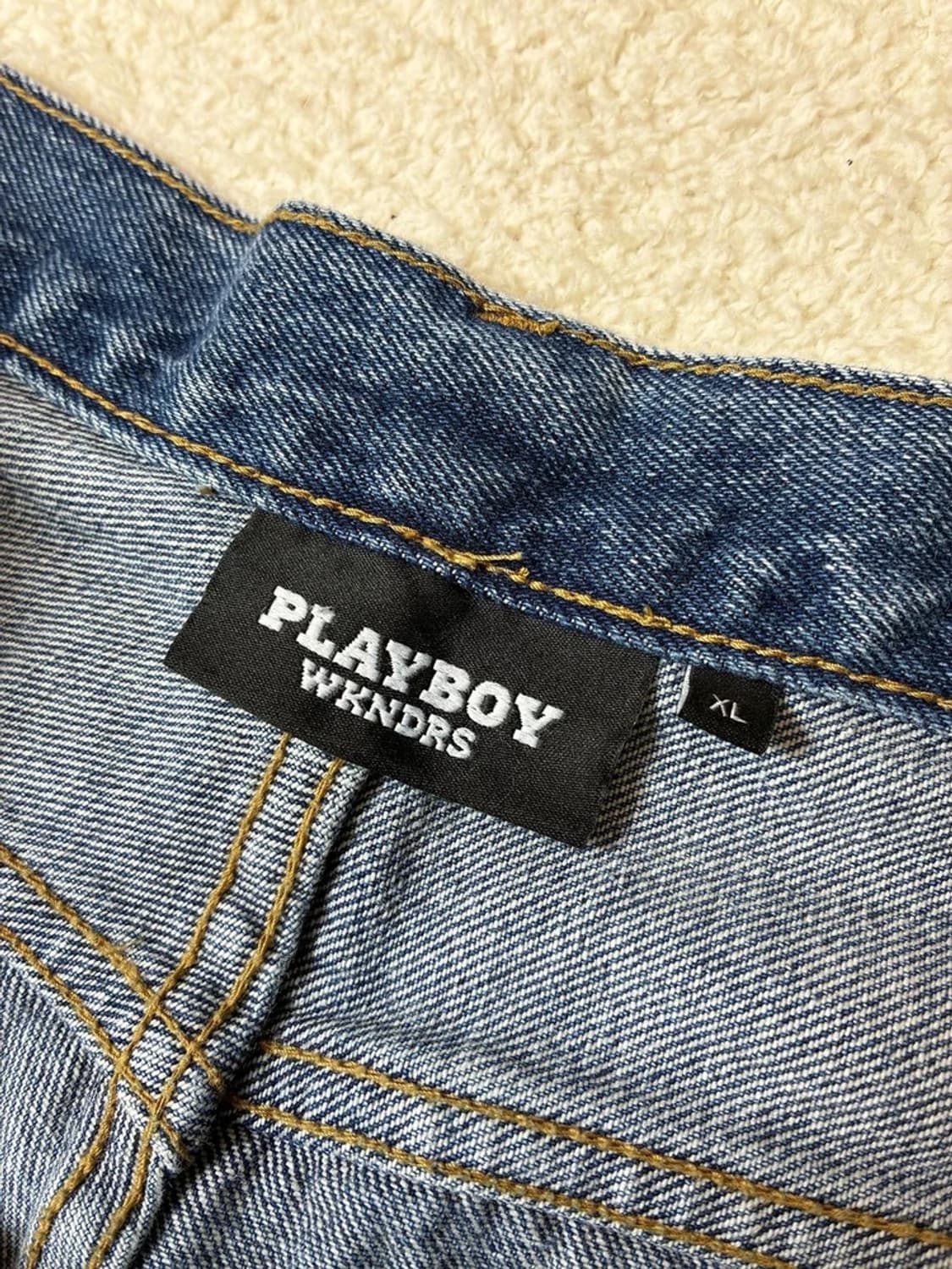 위켄더스 x 플레이보이 24ss 커버 데님 팬츠 PN7006 상품이미지9