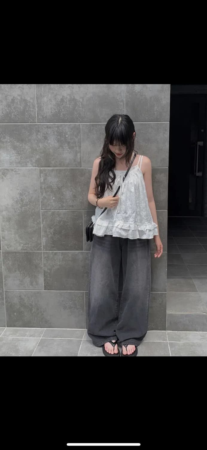 애니원모어 [set] 유어 레이스 나시 헤어끈 세트 화이트 상품이미지4