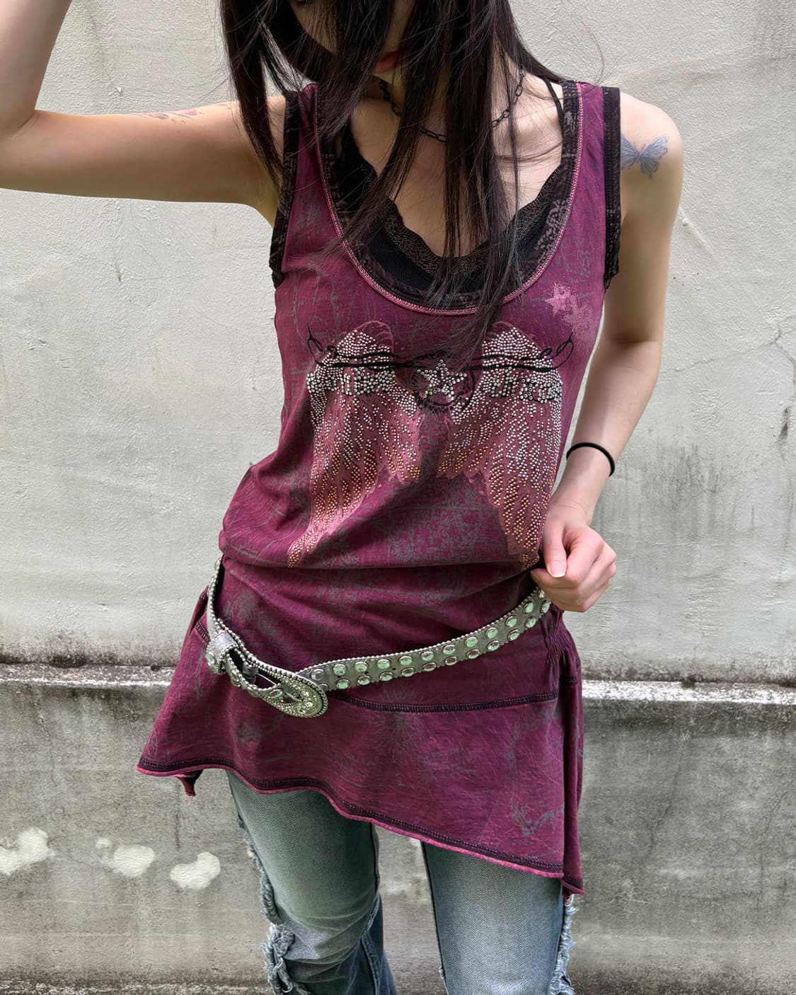 Libertalia grunge cubic dress 상품이미지6