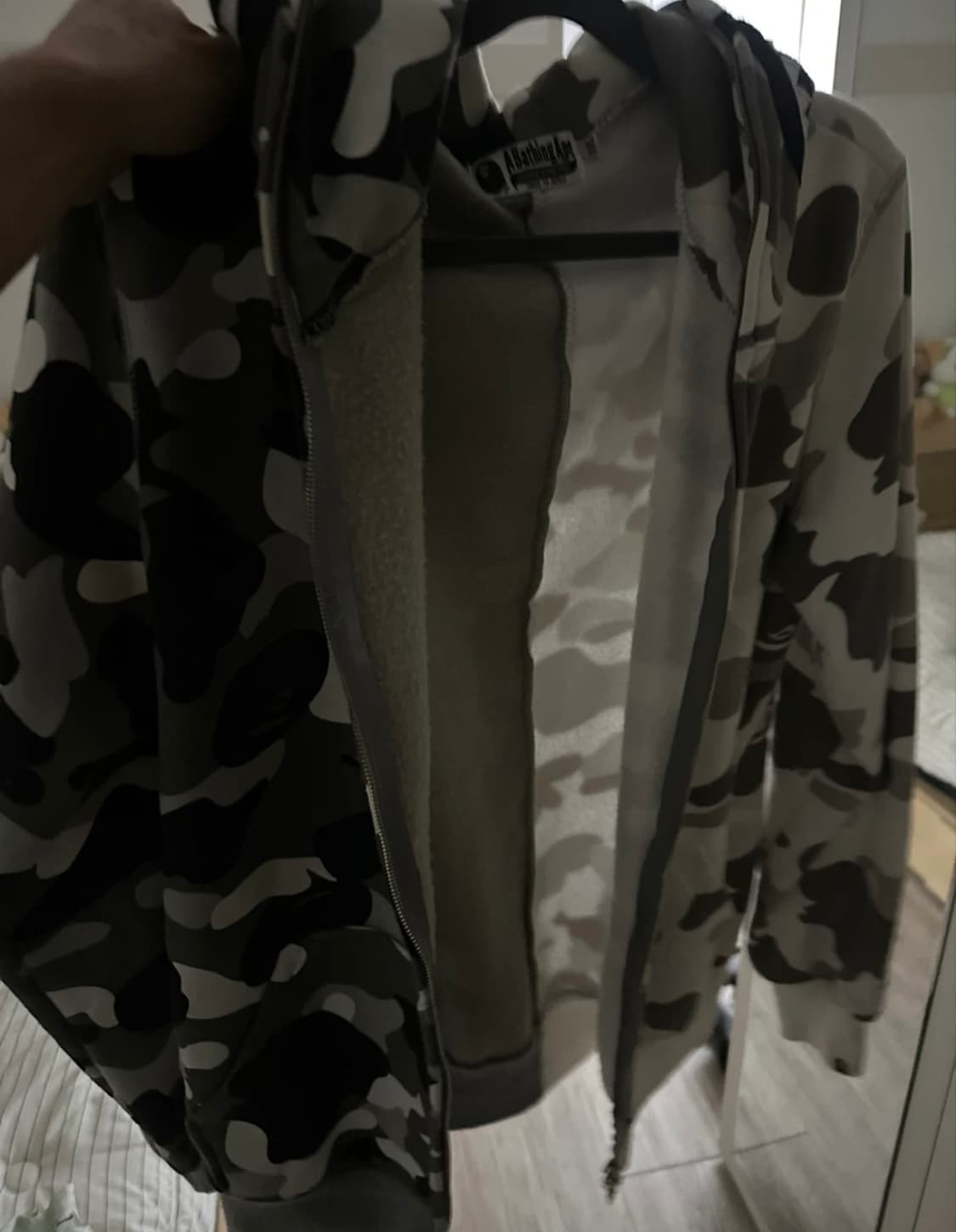 베이프 하프 카모 샤크 후드집업 상품이미지2