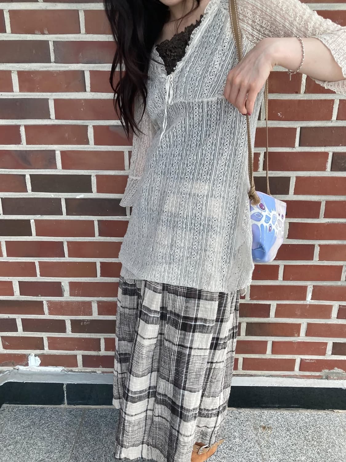 브라운 로즈 페어리 빈티지 코디세트 3pcs 상품이미지6