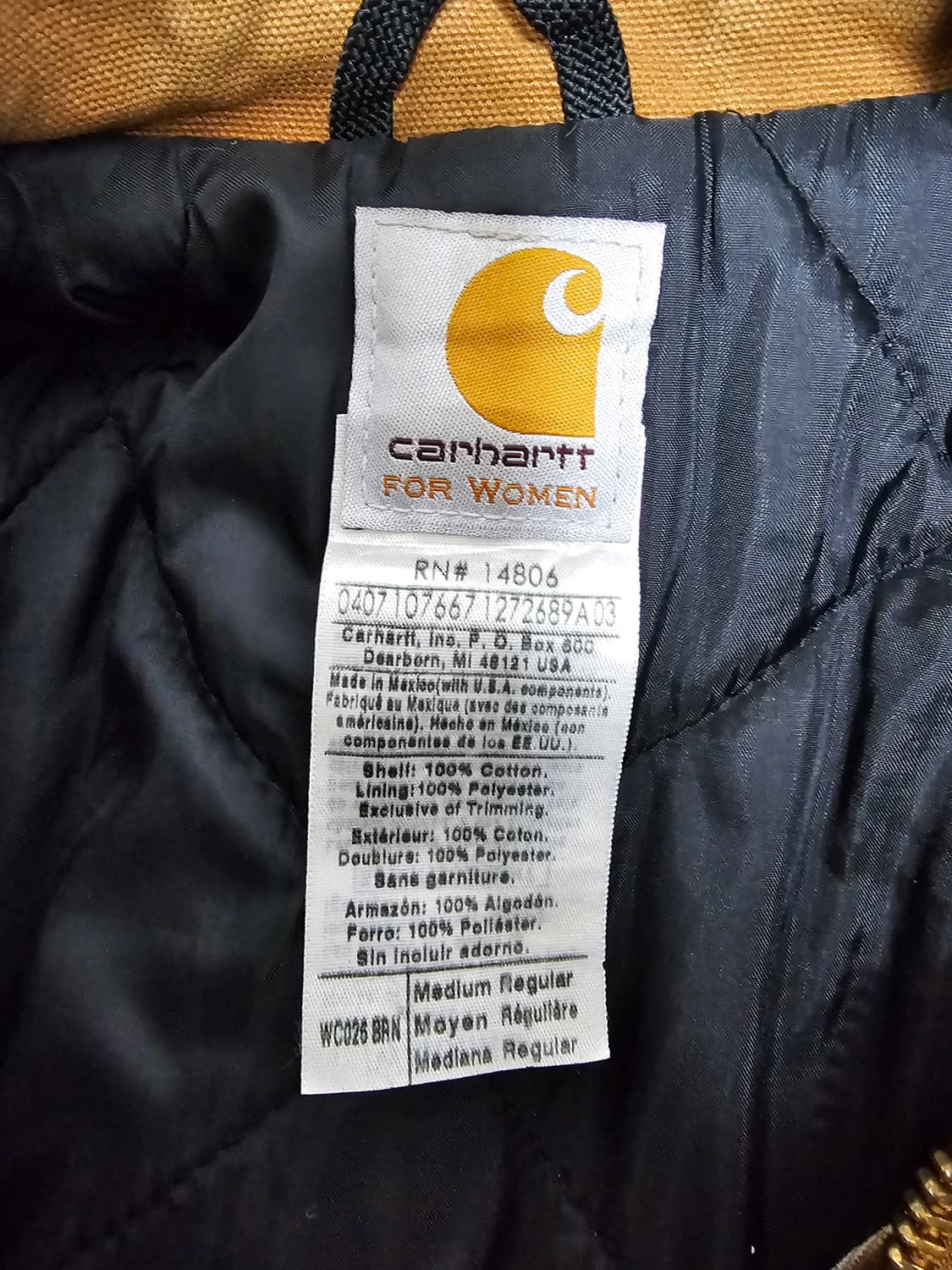 칼하트 우먼 트레디셔널 워크자켓 남성95가능 상품이미지3