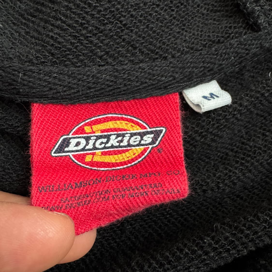 디키즈 빅로고 스케이터 풀오버 후드집업 블랙 상품이미지5