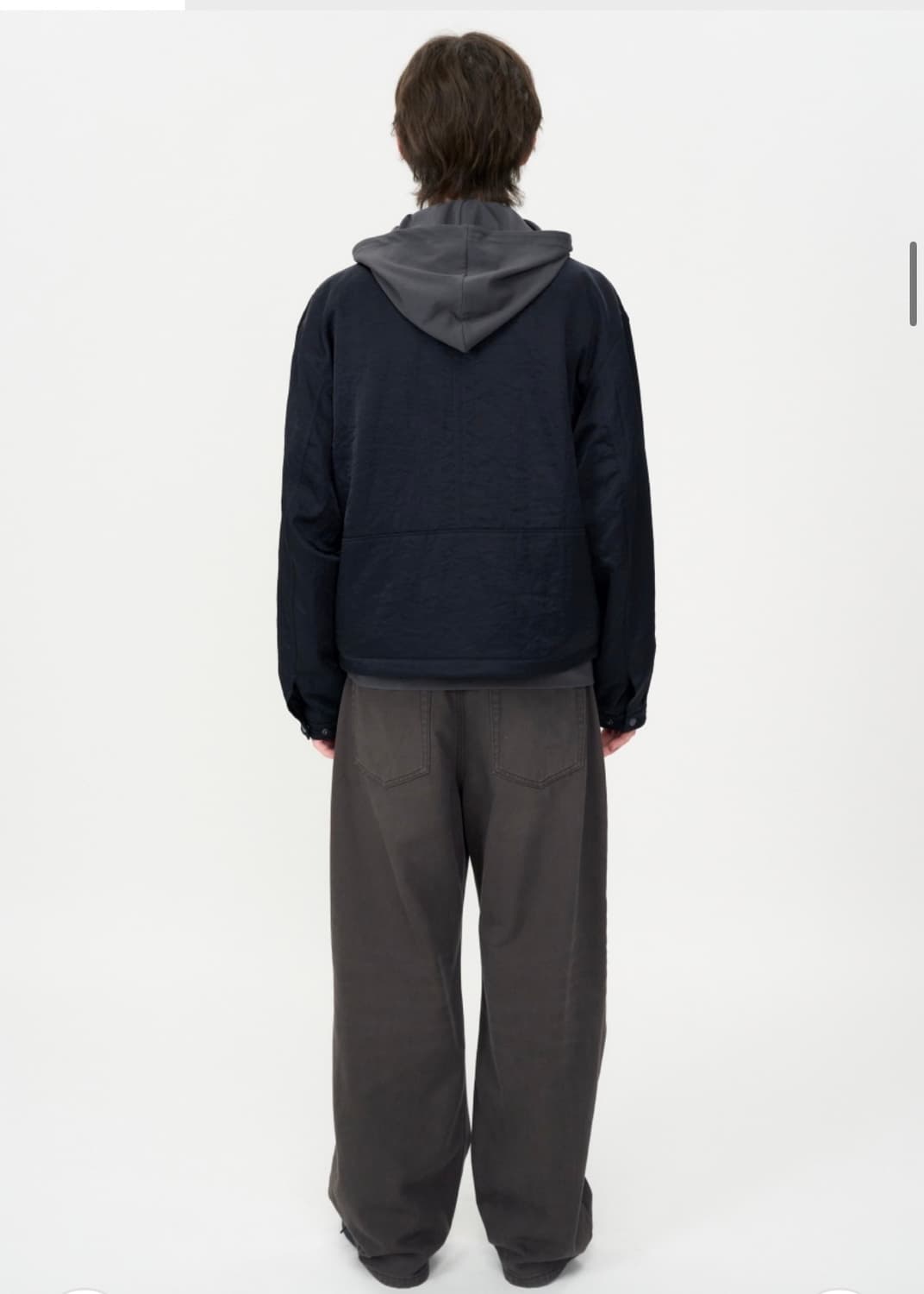 인사일런스 헤비 나일론 블루종 BLACK L사이즈 상품이미지4