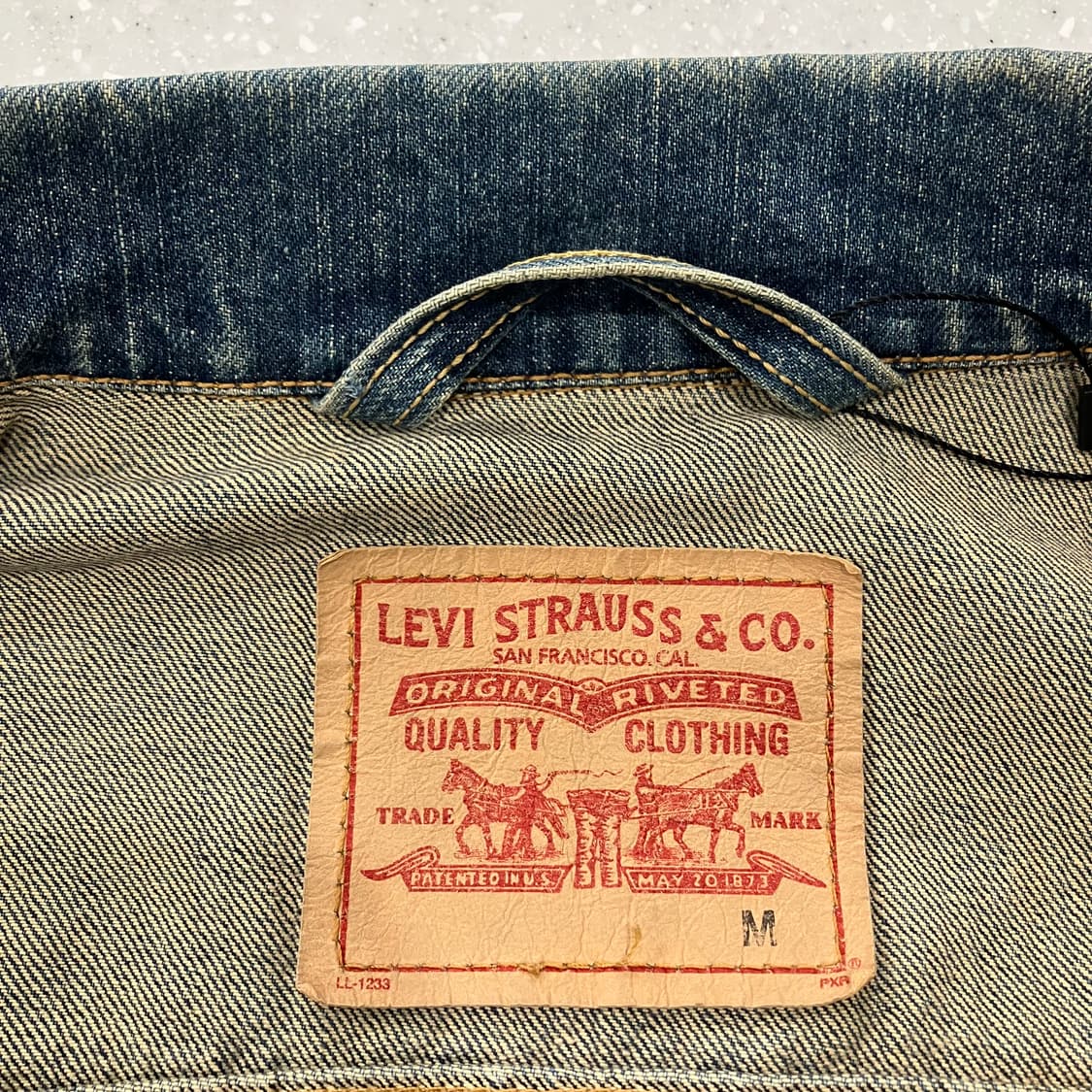 35 리바이스 데님 청자켓 빈티지 상품이미지3