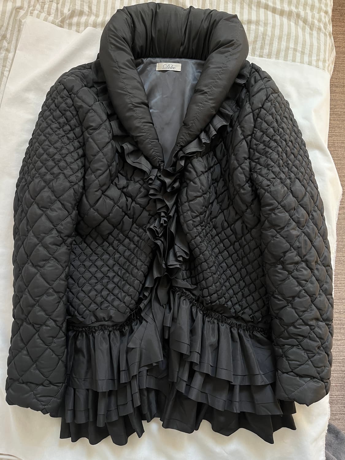 Pompom ruffle padded jacket 상품이미지9