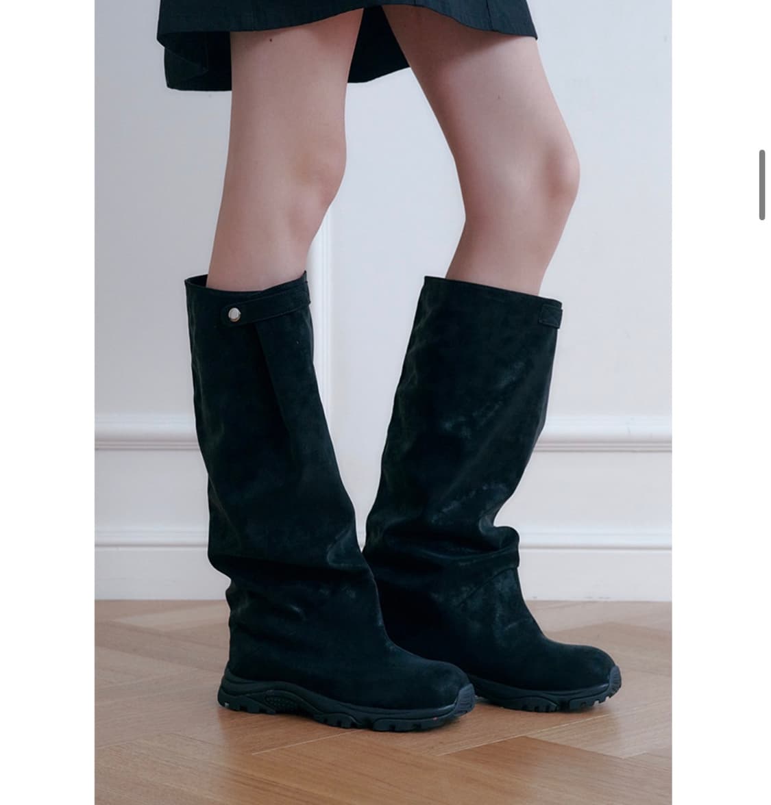 솔트앤초콜릿 이베르 와이드 롱부츠 새상품 240 상품이미지2