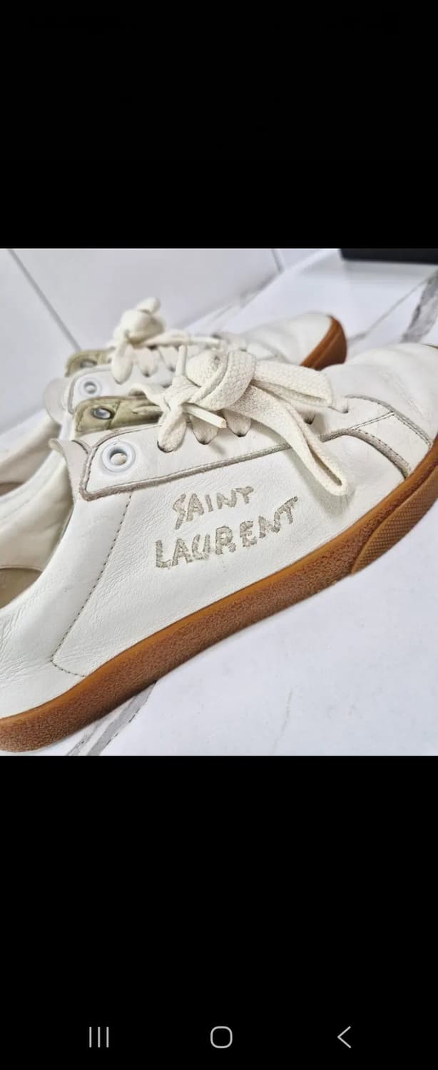 생로랑  클래식 SL06 화이트 스니커즈 풀구성 EU35 상품이미지8