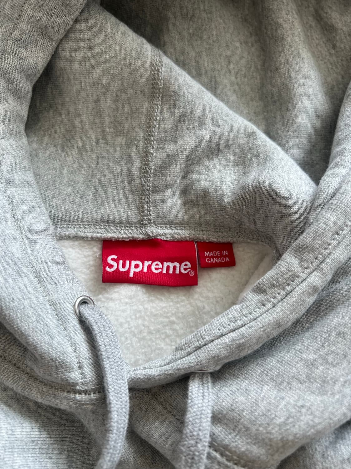 슈프림 반다나 박스로고 후드 헤더 그레이 M 상품이미지4