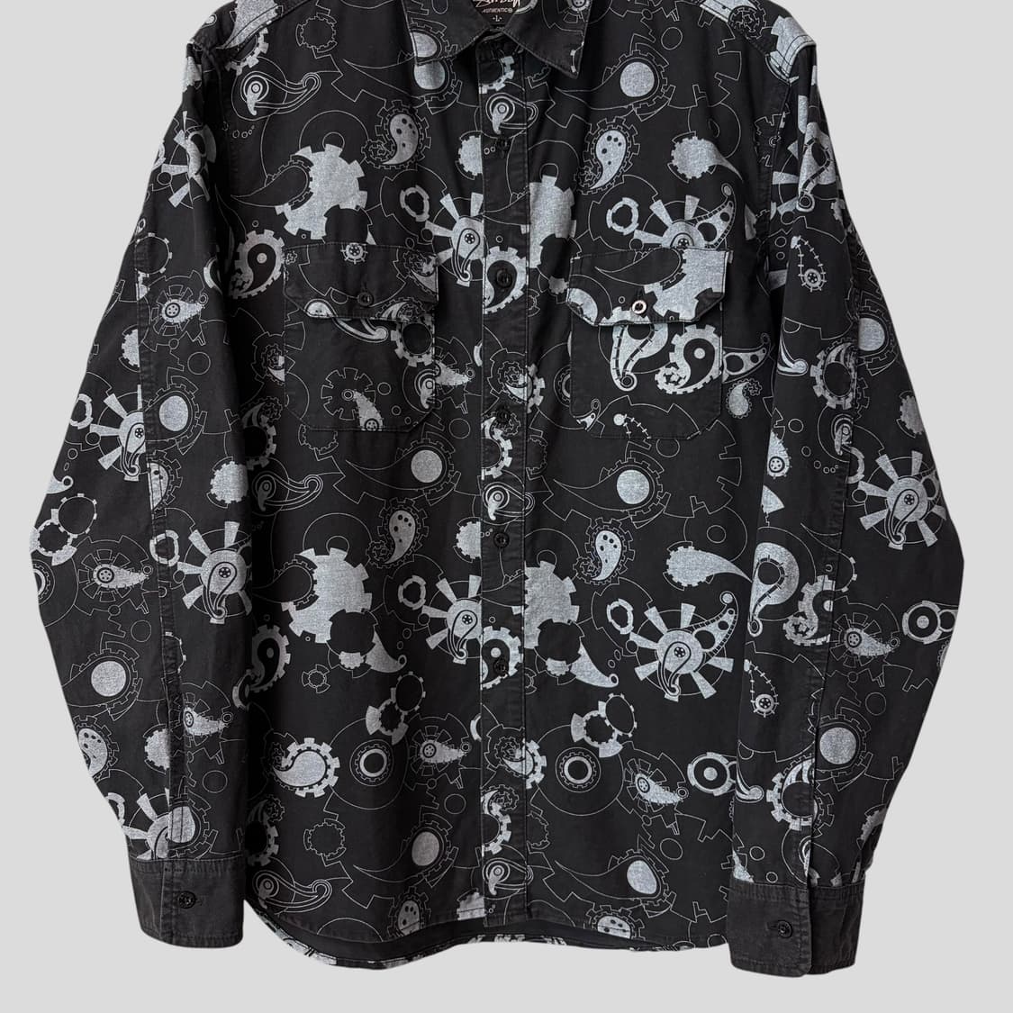 (L)Stussy 스투시 기어 페이즐리 셔츠 상품이미지5