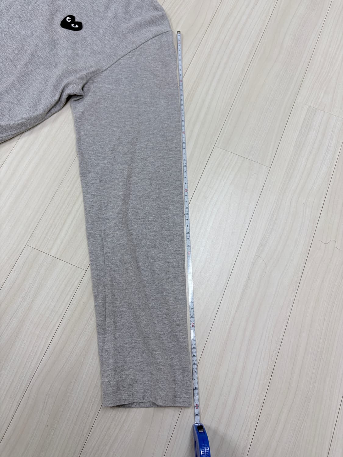 꼼데가르송 블랙하트 와펜 긴팔티, 블랙와펜 롱 슬리브 상품이미지9
