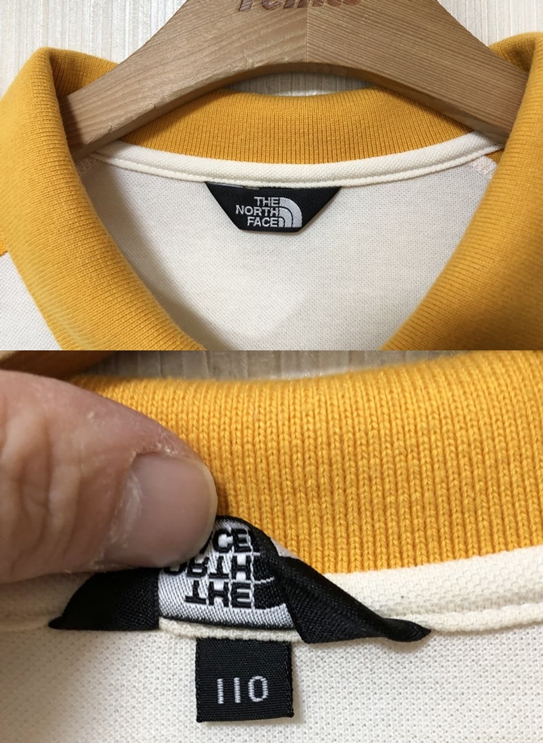 노스페이스국대 팀코리아 선수지급/실착 폴로티셔츠 110 상품이미지4