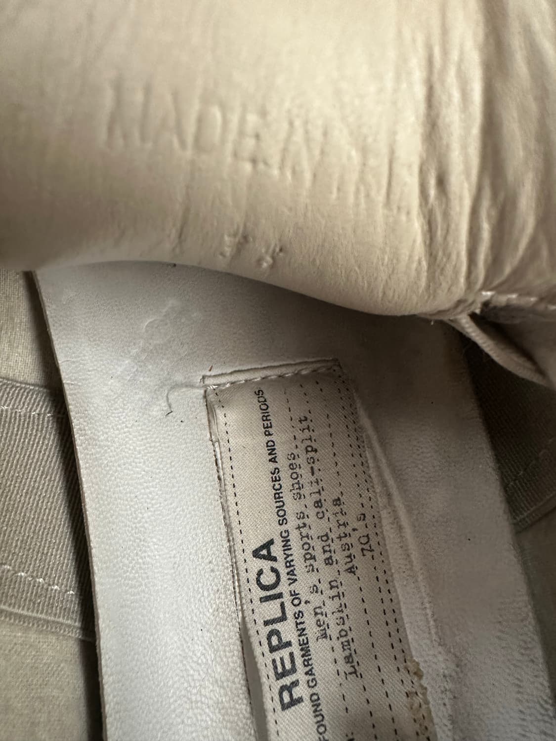 마르지엘라 독일군 스니커즈 230mm 상품이미지5